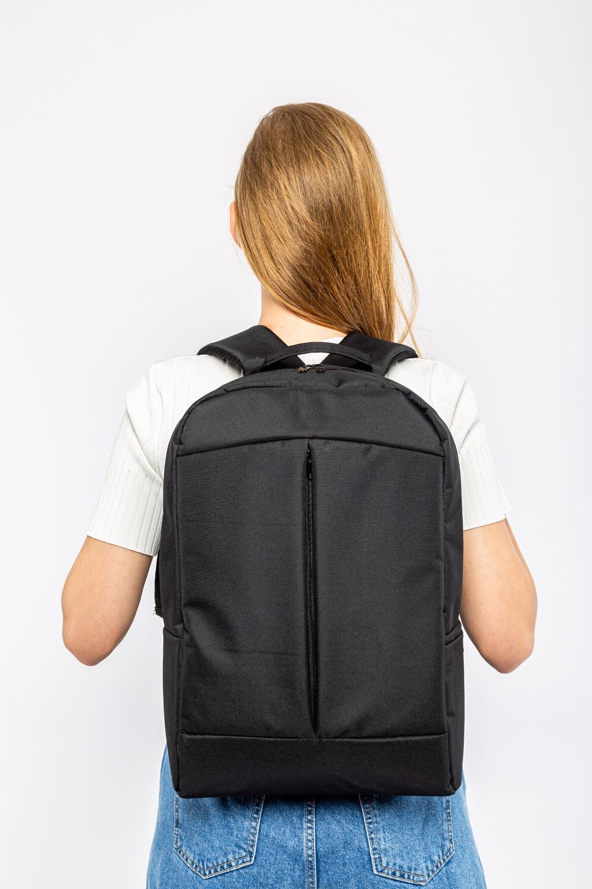 RELIANCE  17" Siyah Notebook Laptop Bilgisayar Sırt Çantası-Siyah - Görsel 3