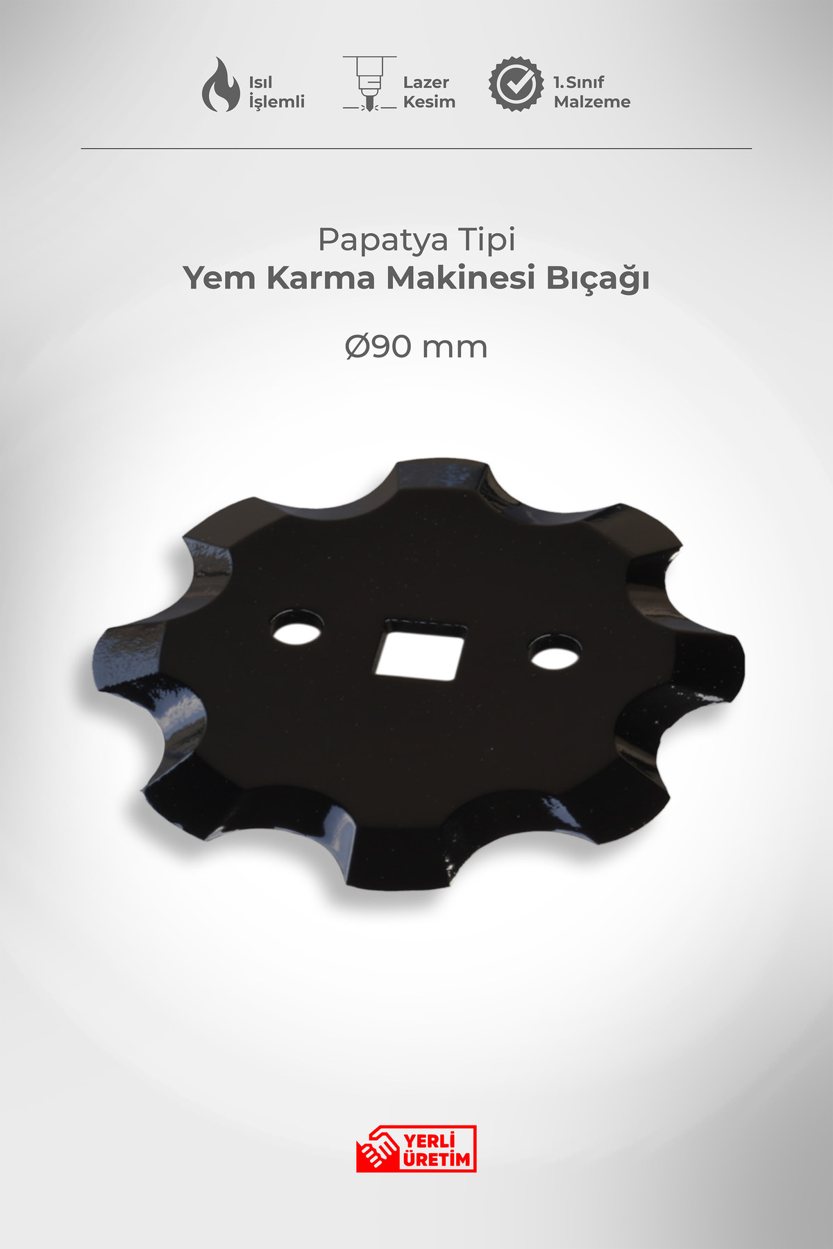 Binbir Güzel An Papatya Tipi Yem Karma Makinası Bıçağı Ø90