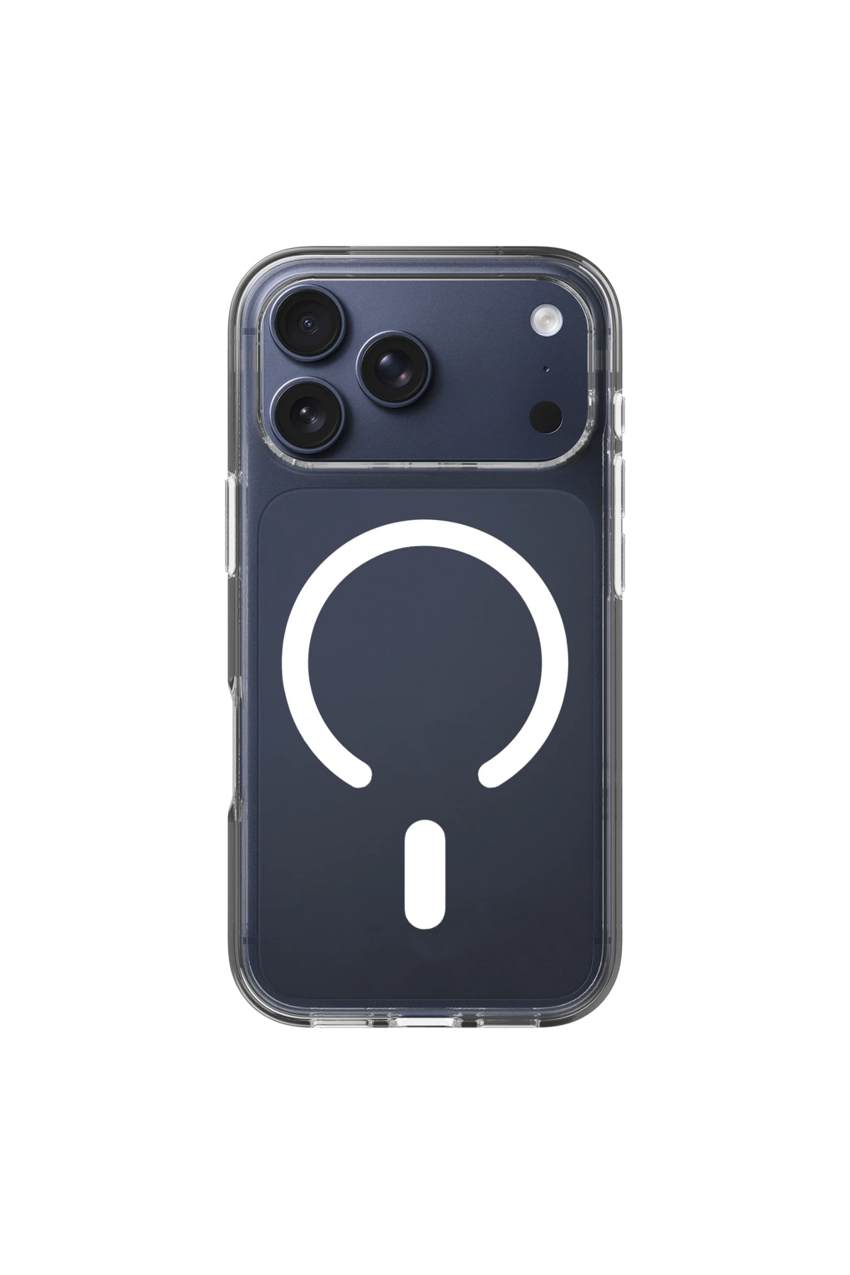 Apple iPhone 17 Pro Max ile Uyumlu Magsafe özellikli Kablosuz Şarj Destekli Şeffaf Silikon Kapak