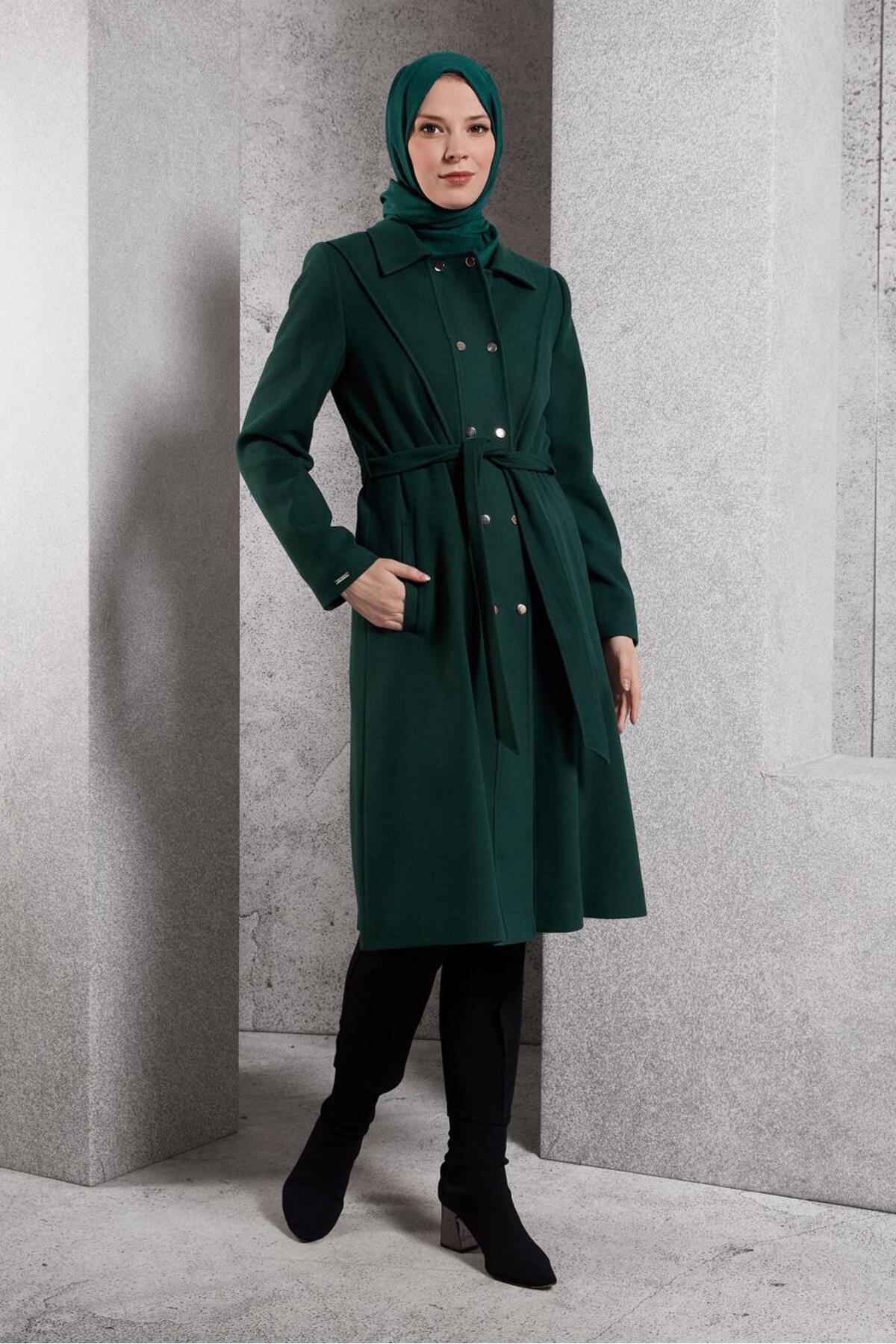 آلوینا کت کمربنددار ۹۰۴۷۳