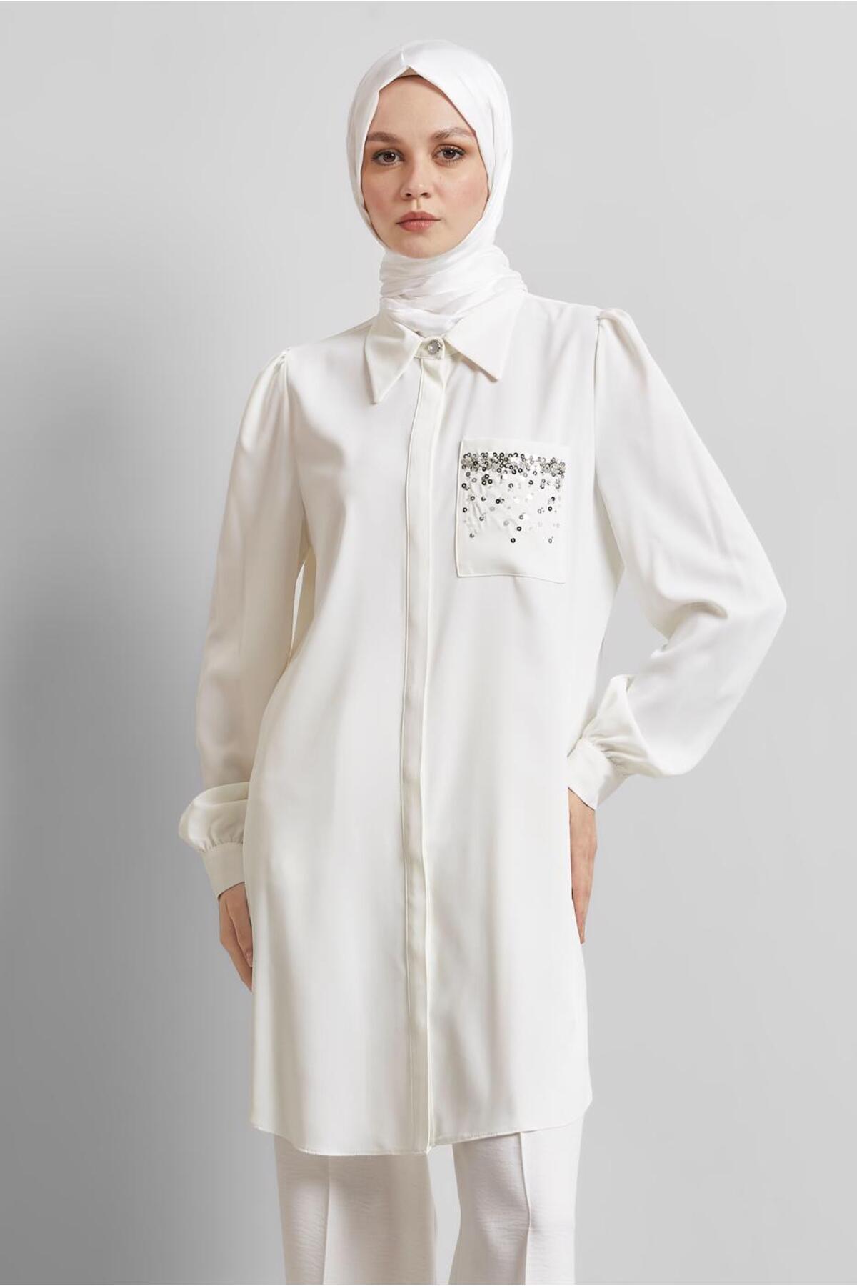 آلوینا تونیک مهره دوزی شده ۴۵۳۲۶