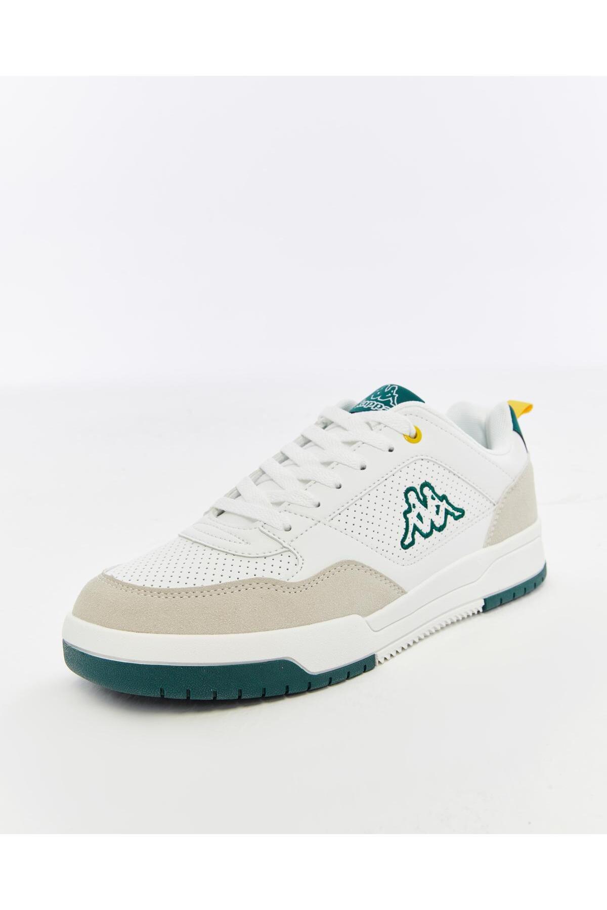 Kappa  Manis Erkek Beyaz-Yeşil Regular Sneaker - Görsel 3