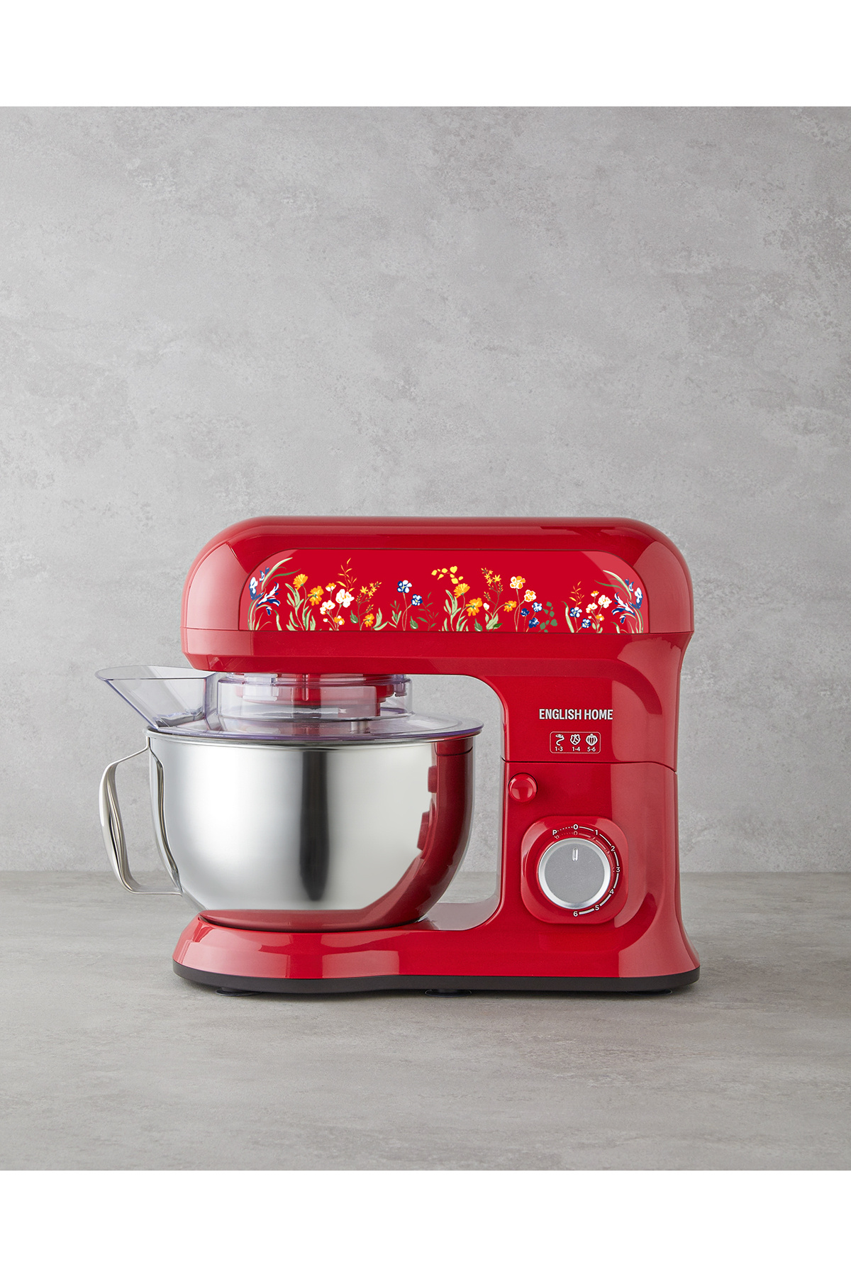 English Home SMR 3001 Hammurix Hamur Yoğurma Makinesi 5,5 L Kırmızı