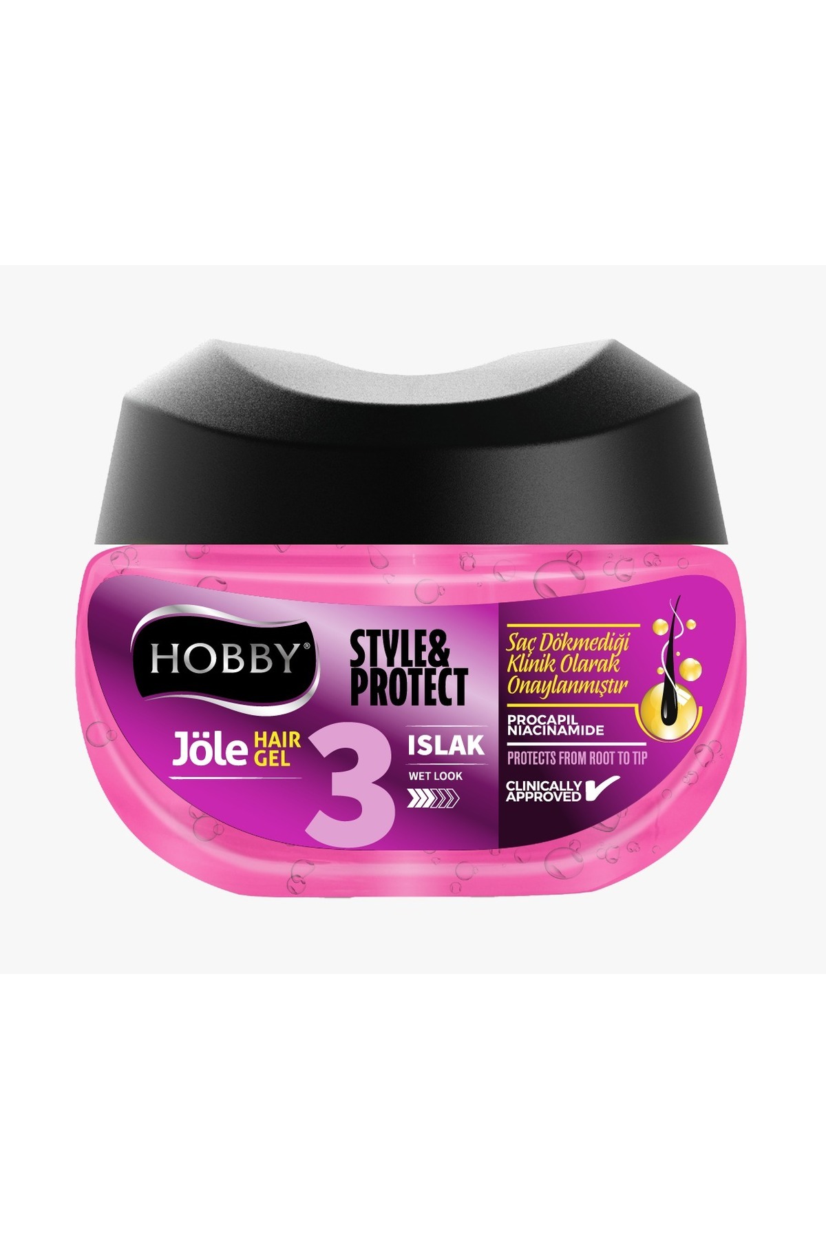 Hobby ژل موی حالت دهنده و مرطوب استایل پروتکت ۲۵۰ میلی لیتر — ۱۵۲۴۱