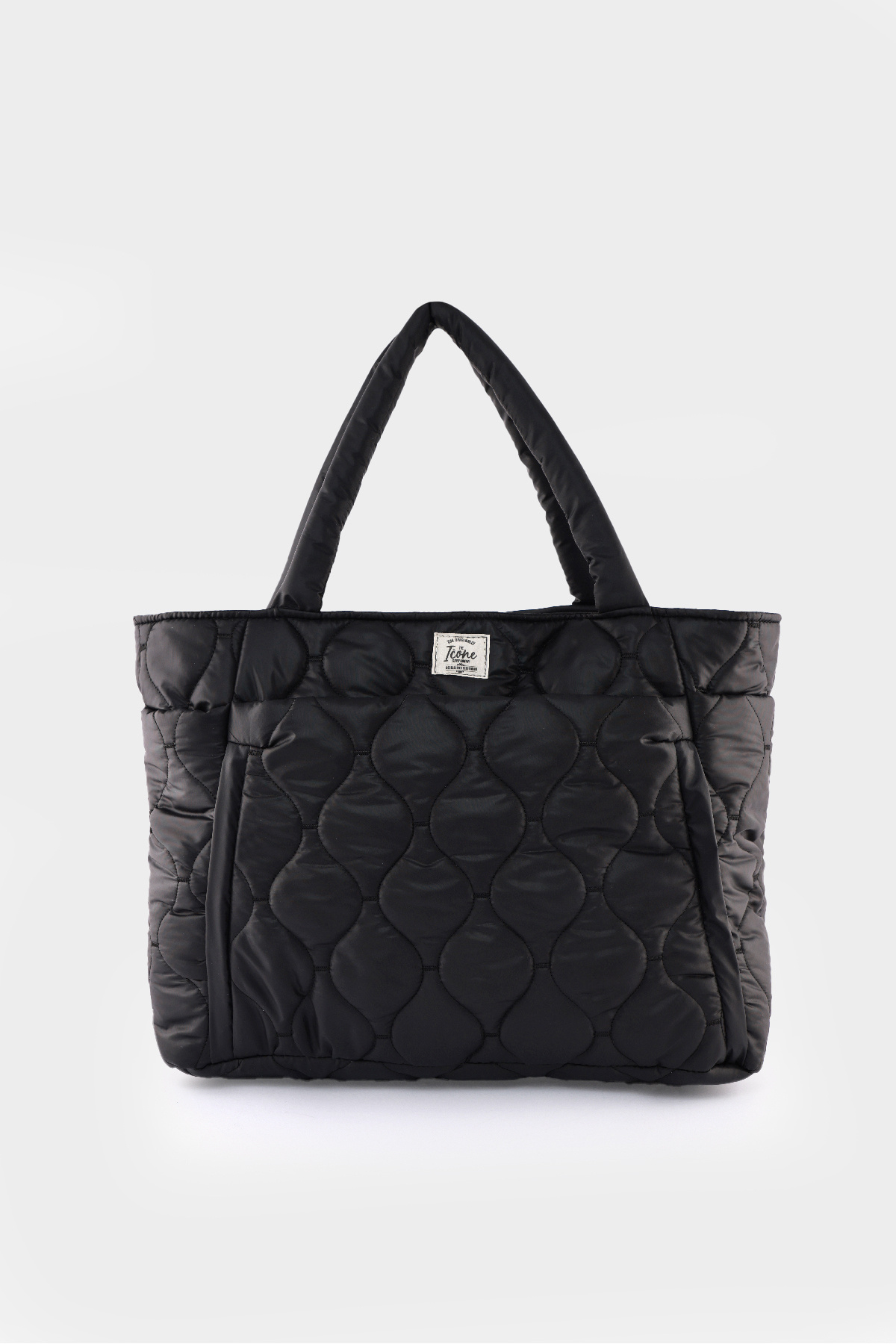 ICONE BAG Kapitoneli Paraşüt Çanta - Laptop Bölmeli, Büyük Cepli, Suluk Gözlü, Valiz Aparatlı