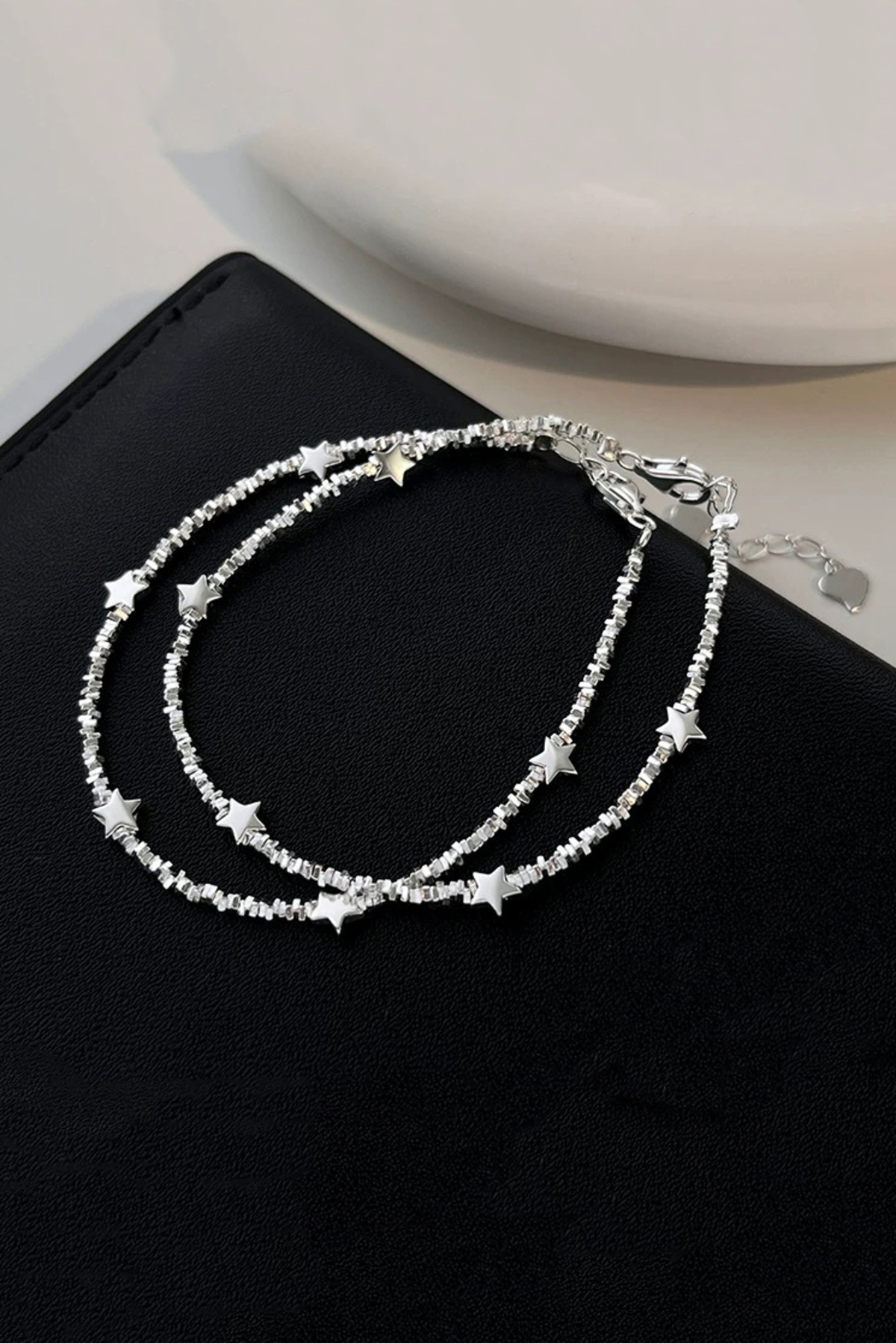 The Collection Minimal Tasarım Yıldız Figürlü Bileklik Pinterest Parlak Taş Princess Bileklik görsel 5
