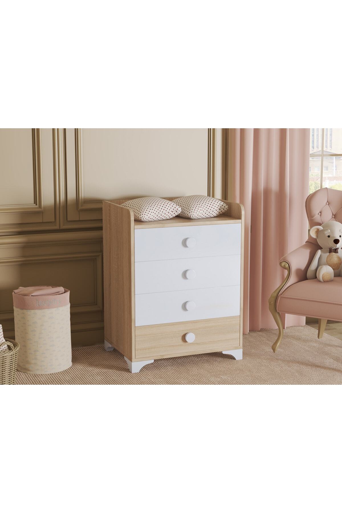 Patiko Furniture Swing 4 Çekmeceli Şifonyer