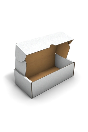 Fark Kutu Ondüle 20x10x6 cm Beyaz E-Ticaret Kargo Gönderi Kutusu 25 Adet