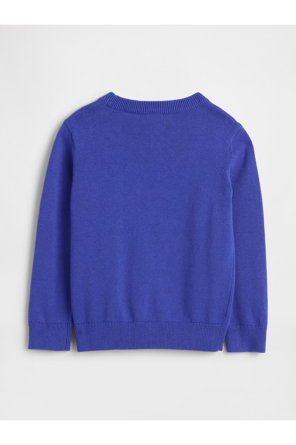 GAP Erkek Bebek Mavi Intarsia Kazak fotoğrafı 3 (önizleme)