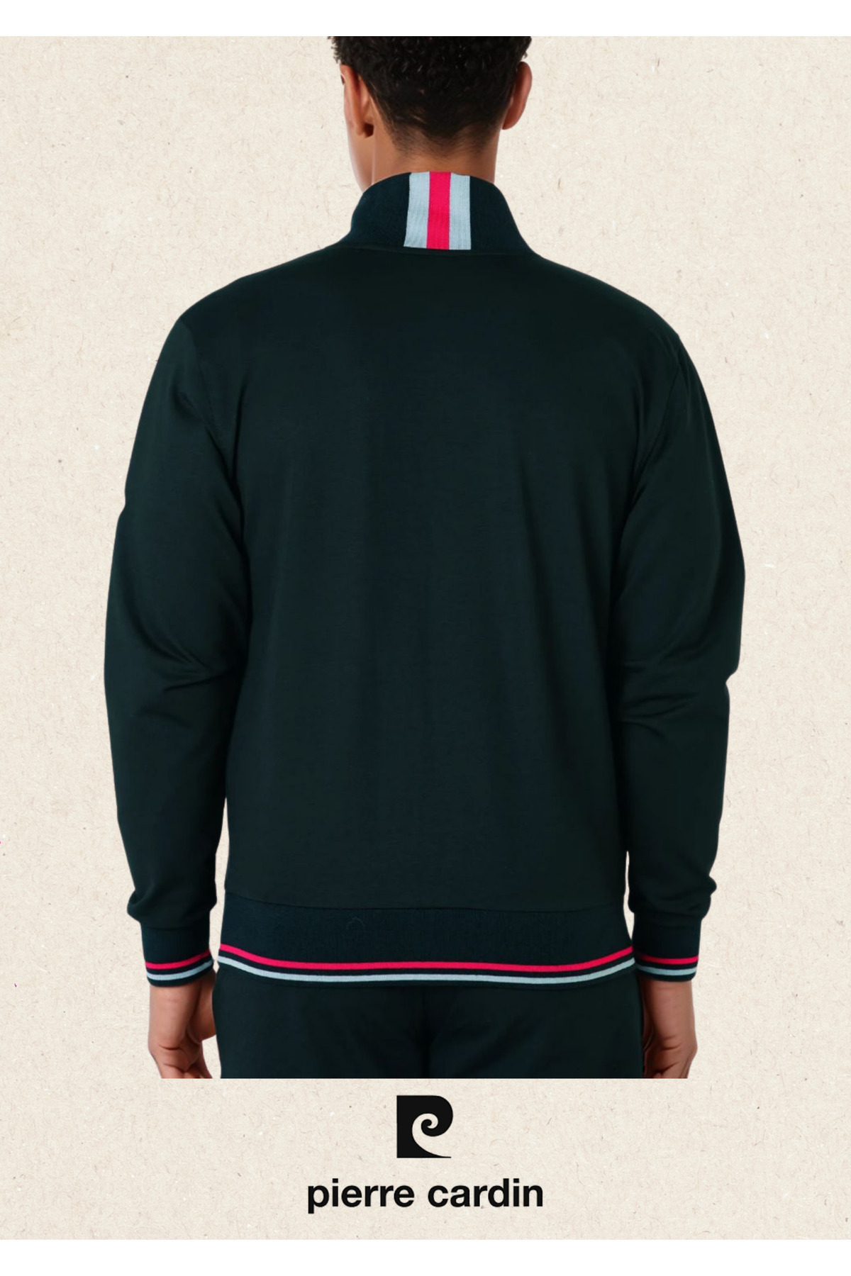 ست گرمکن ورزشی مردانه راسته فاق نرمال آستین بلند | پیر کاردین Pierre Cardin L1.PC.712.5.001 - تصویر 2