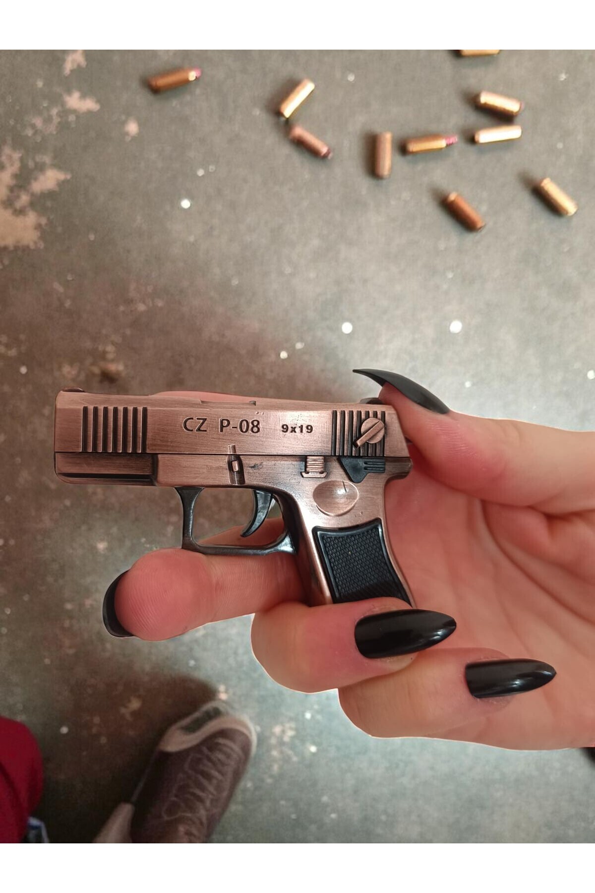 HK GİFT SHOP Mini gazlı tabanca çakmak