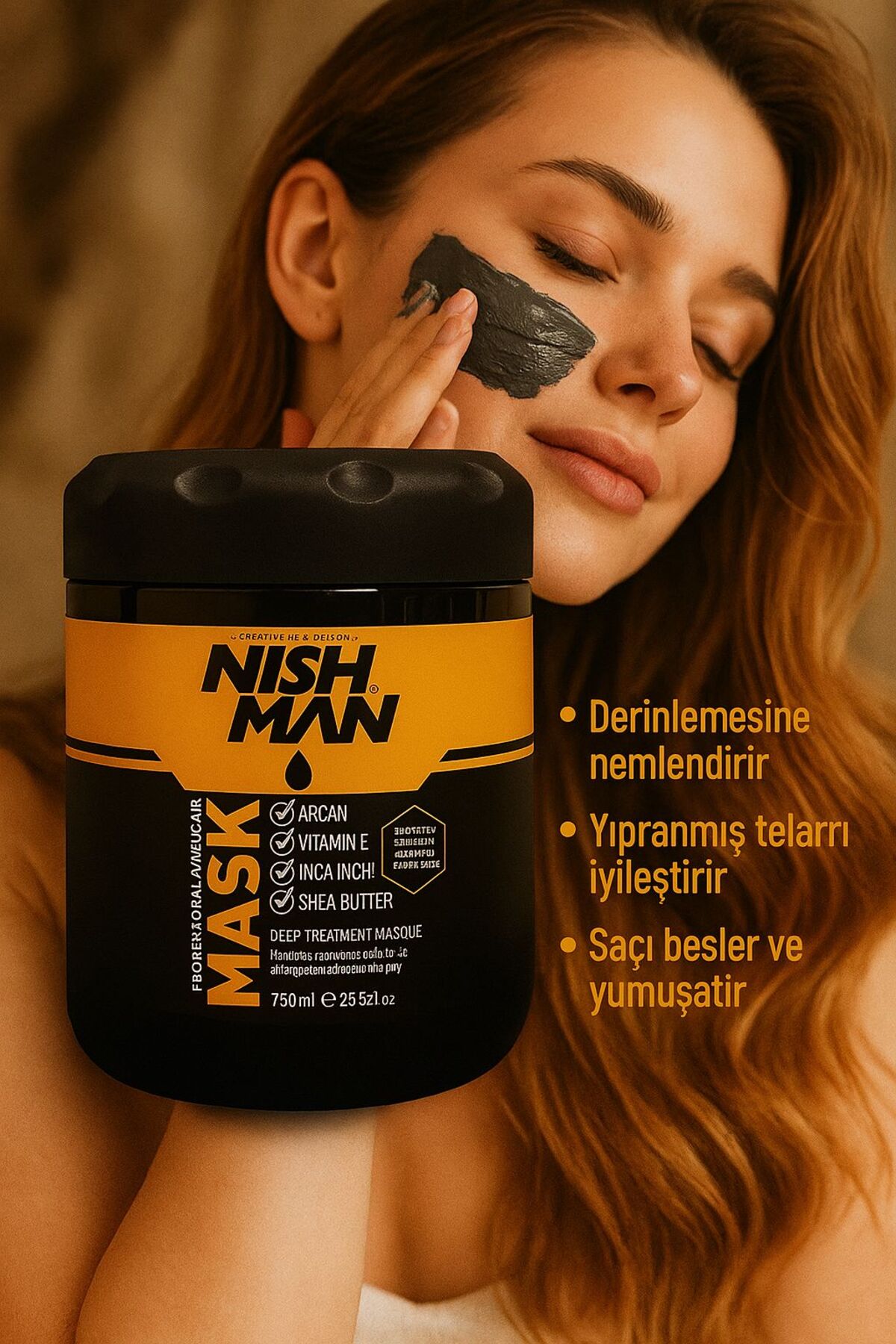 Nish Man Saç Kurtarıcısı – Kuru, Mat ve Yıpranmış Saçlara Etkili Çözüm! — eslak1 — تصویر 2 از 2