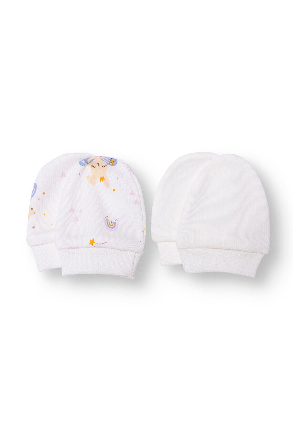 ebebek Hello Baby HelloBaby Kız Bebek Yenidoğan Eldiven İnterlok