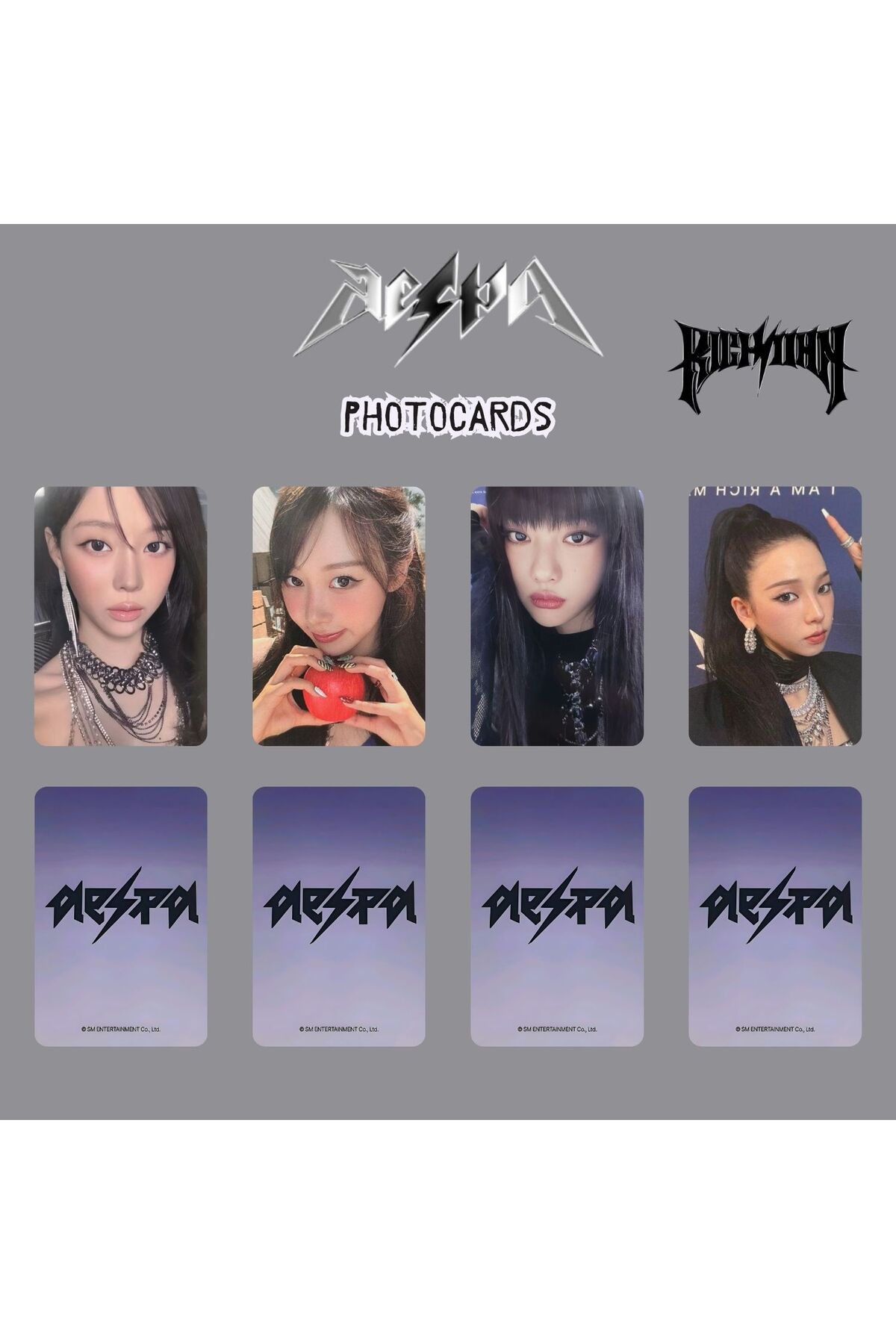 Kpop Dünyasi AESPA '' Rich Man '' Photocards Set 2 - Fiyatı, Yorumları