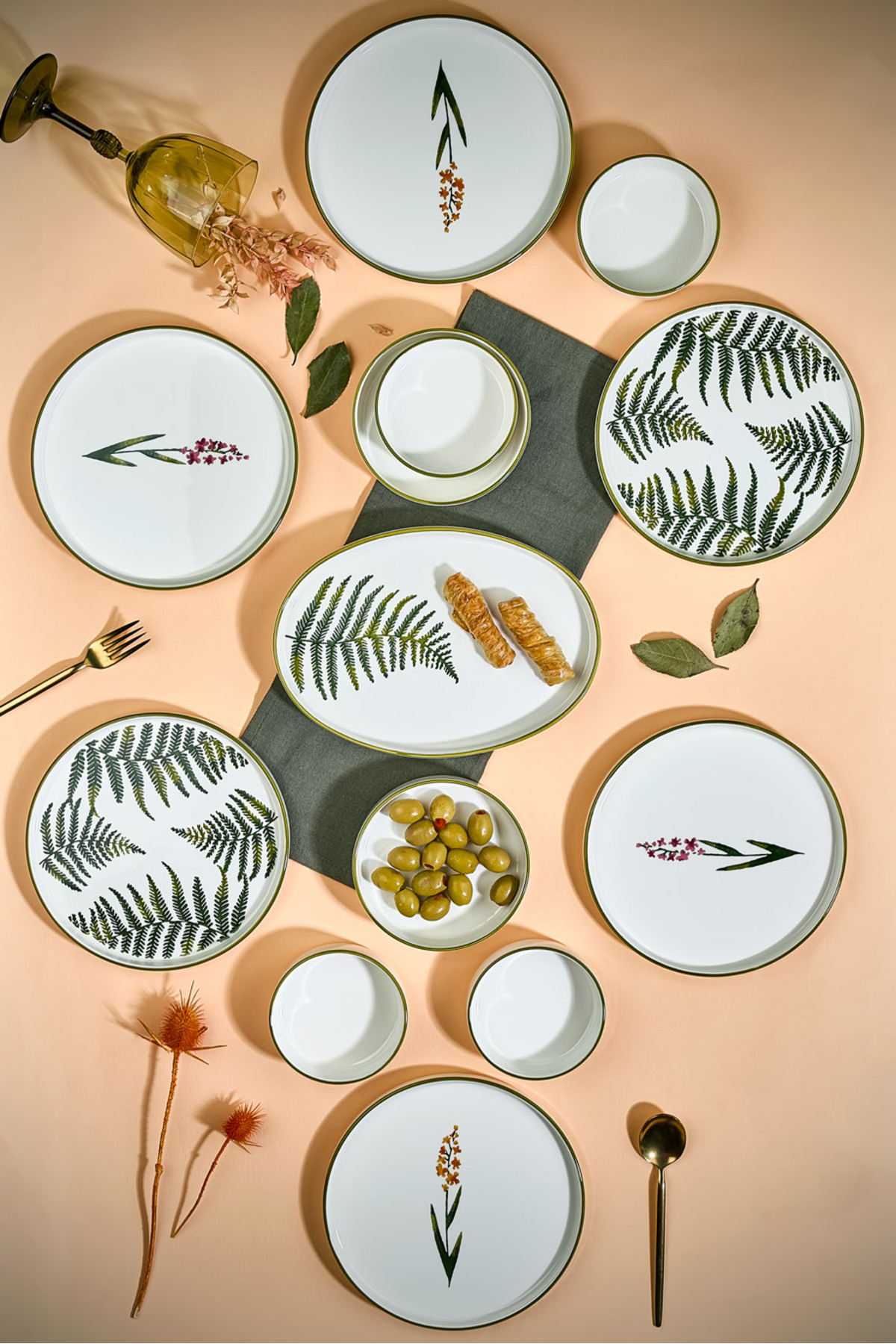 Kitchen Life Sekoya 13 Piece Handmade Premium Breakfast Set - Breakfast Set f...