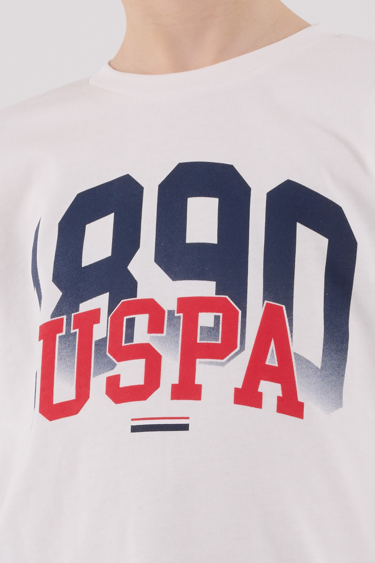 U.S. Polo Assn. Çocuk %100 Pamuk Alt Üst Lastikli Paça Pijama Takımı 2526-HJ.E/G fotoğrafı 2 (önizleme)