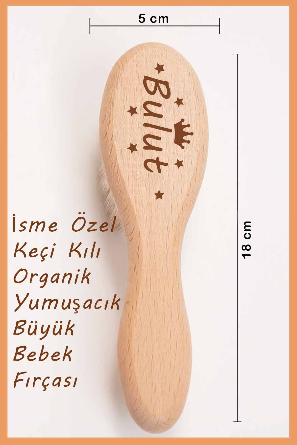 Sitilin Kız Erkek Bebek %100 Pamuk Organik Baskılı İsimli Hastane Çıkışı Yenidoğan İsimli Fırça Hediye fotoğrafı 2 (önizleme)