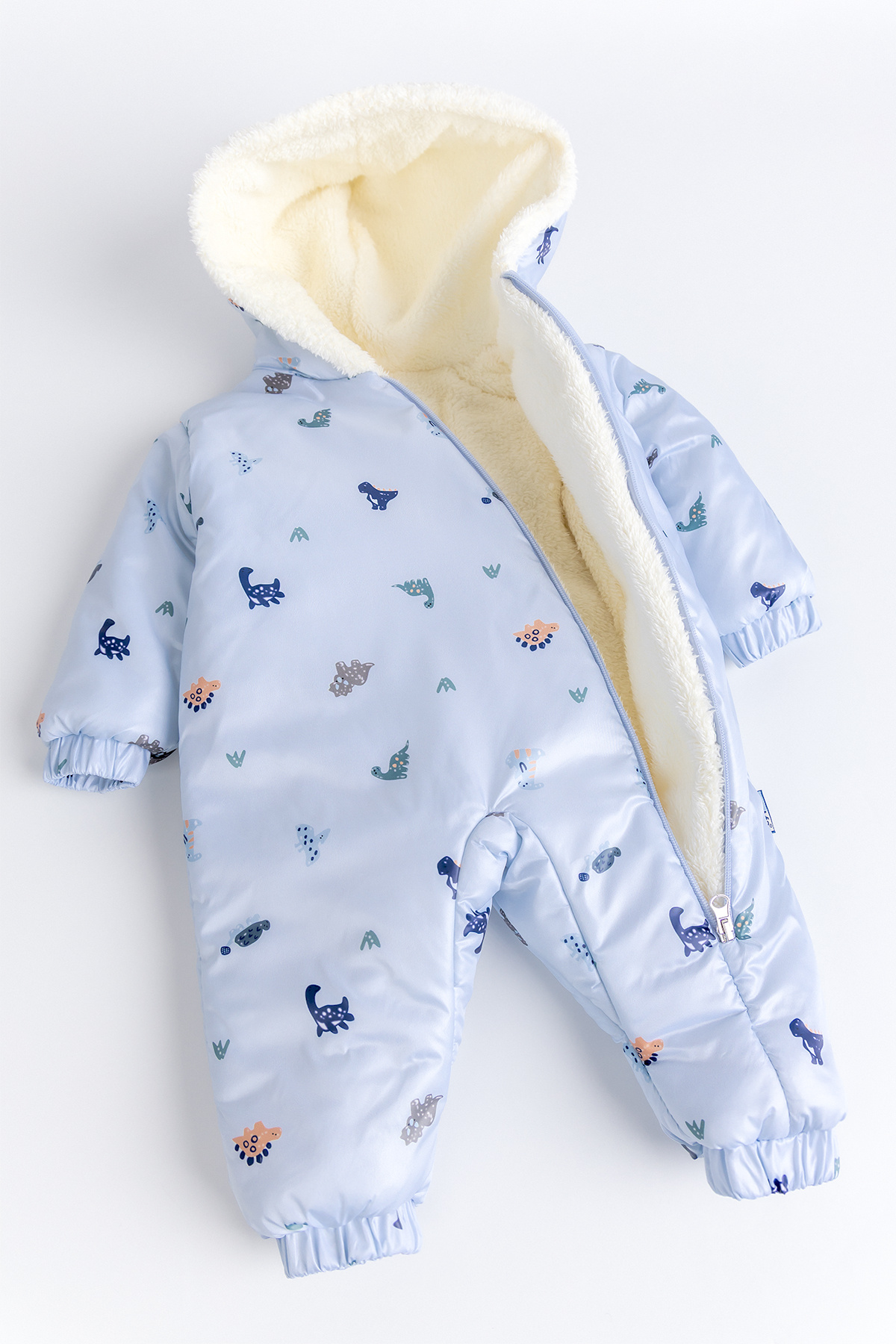 Babymod Kapüşonlu Peluş Astarlı Kışlık Kız-Erkek Bebek Astronot-Kozmonot Tulum fotoğrafı 2 (önizleme)