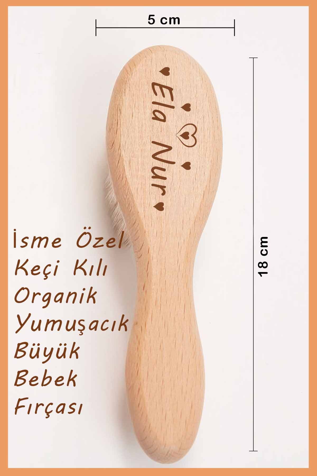 Sitilin Kız Bebek %100 Pamuk Organik Baskılı İsimli Hastane Çıkışı Yenidoğan İsme Özel Fırça Hediyelik Seti fotoğrafı 2 (önizleme)