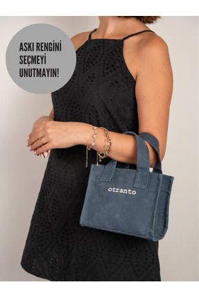 Otranto Company Luna Mumlu Kanvas Çanta - Okyanus