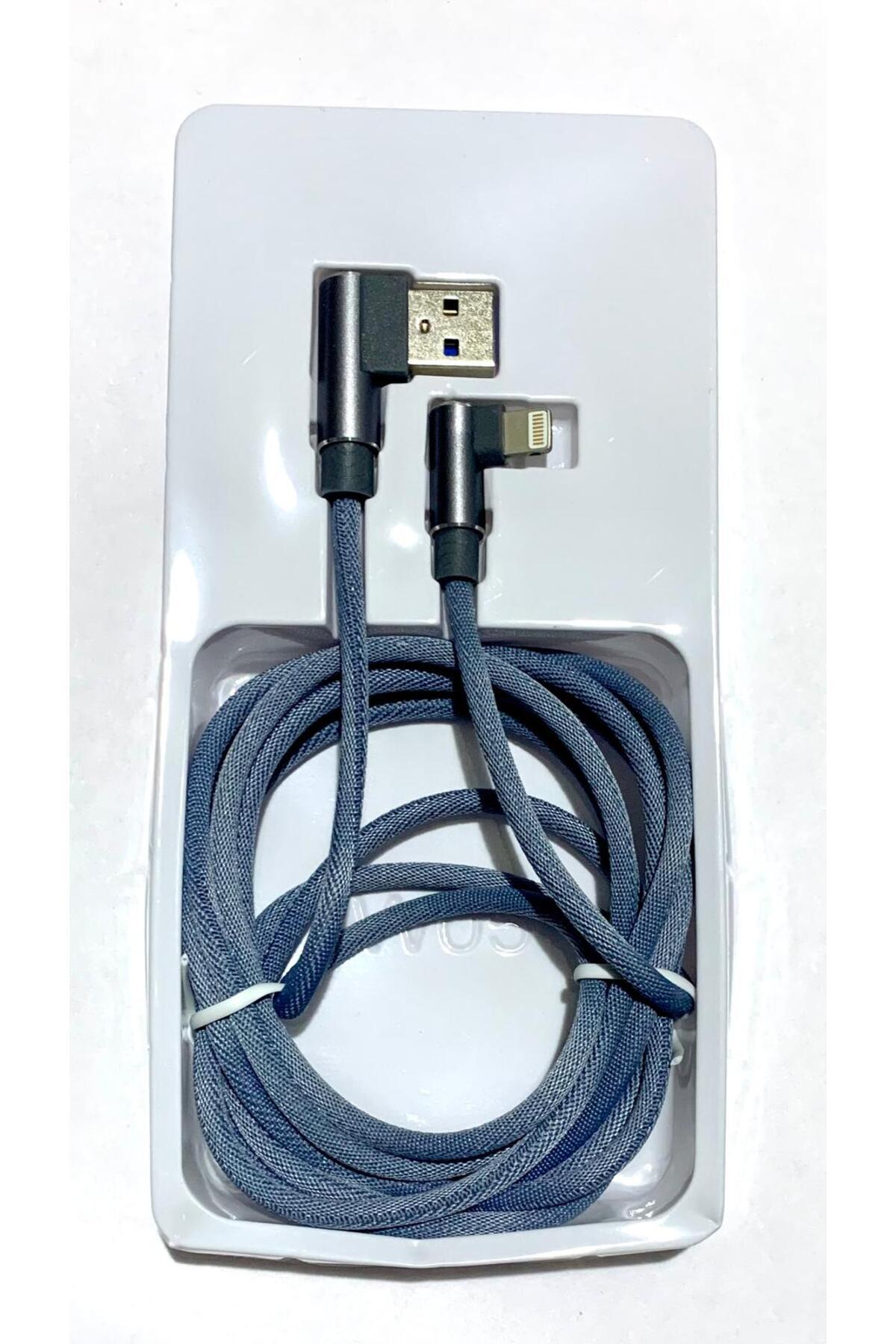 Universal L Tipi Lightning Hızlı Şarj ve Data KAblosu 2 Metre