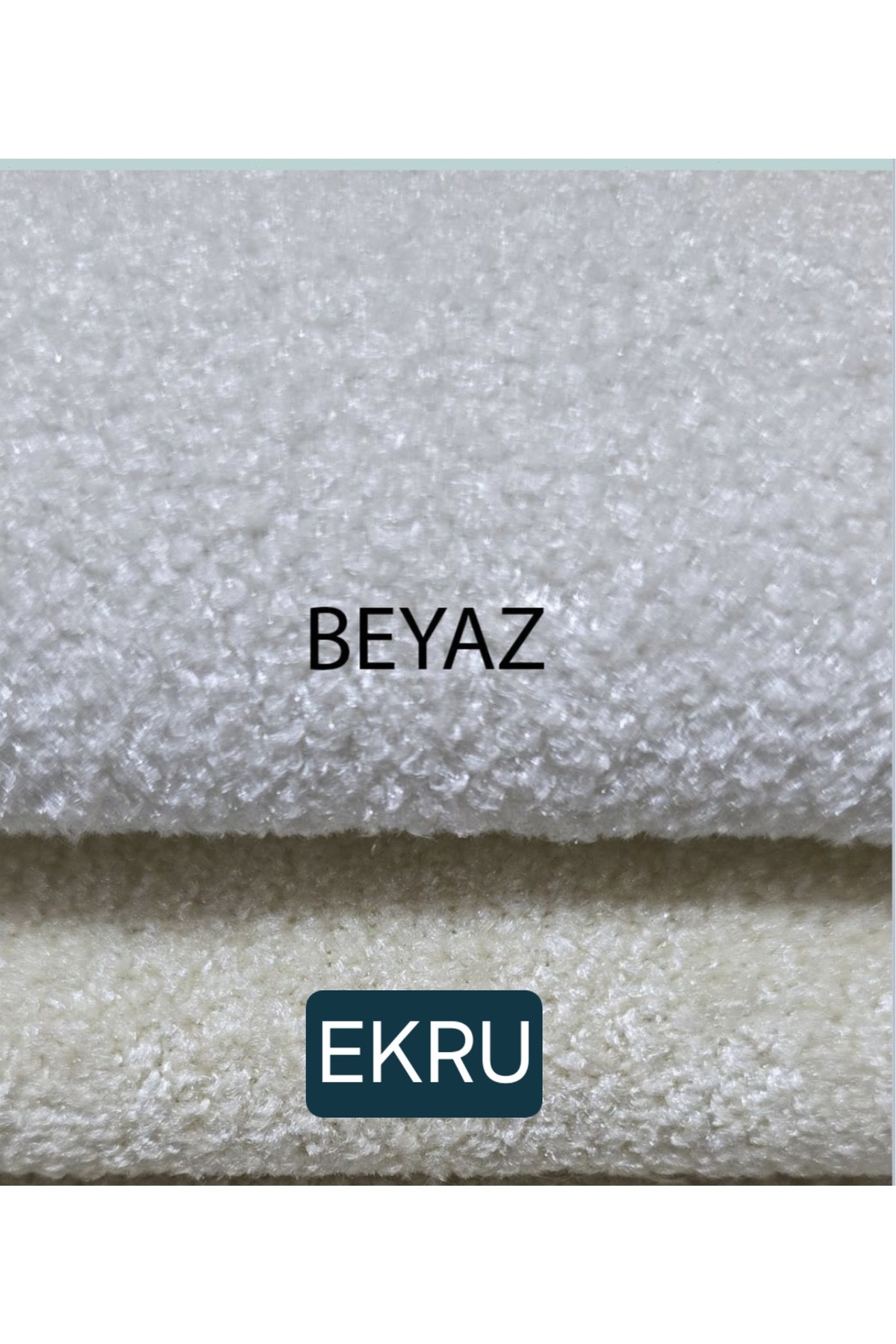 B'Dekor Teddy Bukle Bebek Odası/Puf/Kırlent Kumaşı-EKRU fotoğrafı 5 (önizleme)