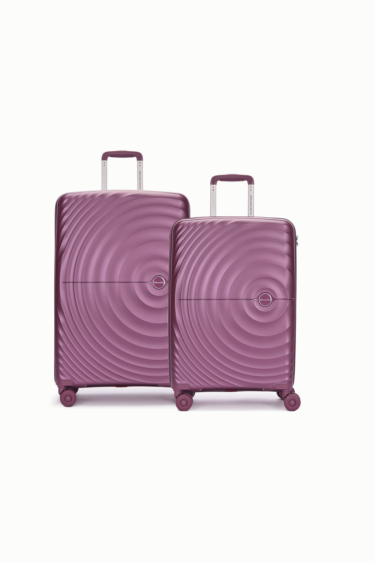 یونایتد کالرز آو بنتون چمدان دو تکه بنتون سایز بزرگ و متوسط، ۱۰۰٪ پلی‌پروپیلن، رنگ زرشکی، کد ۱۴Bnt۸۰۰۲