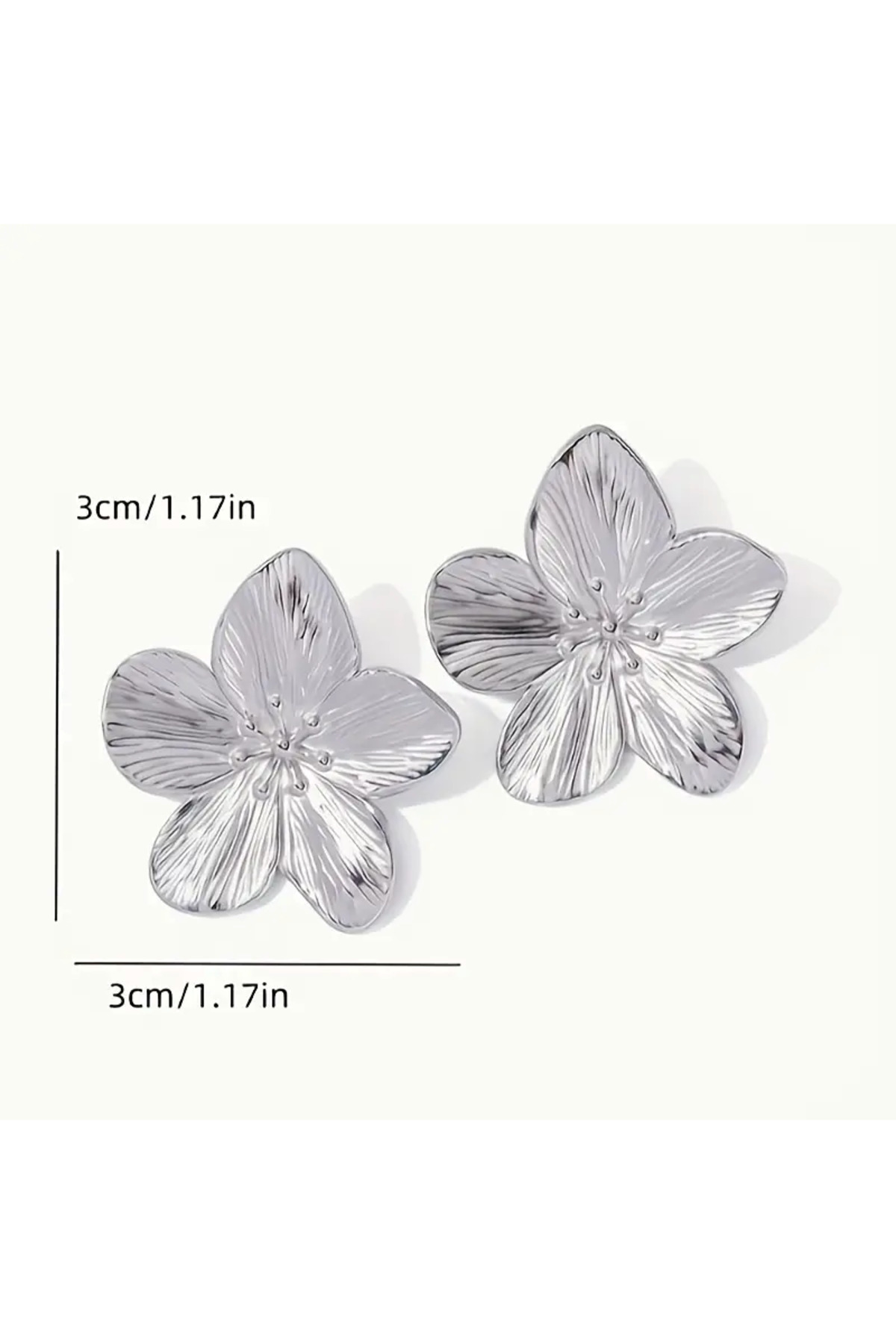 Ultra Hafif Aria Çiçek Küpe Flower Küpe (1 ÇİFT)