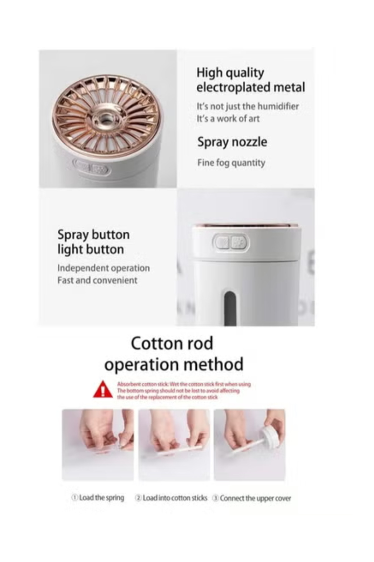 فواحة صغيرة ذكية وانيقة للسيارة والمنزل 300 مل