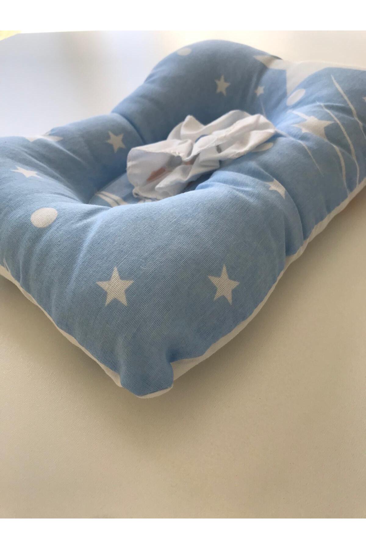 ELAGÜL Çift Taraflı Emzirme Yastığı /bebek Destek Minderi, Hamile Yastığı, Pamuklu Kumaş, fotoğrafı 3 (önizleme)