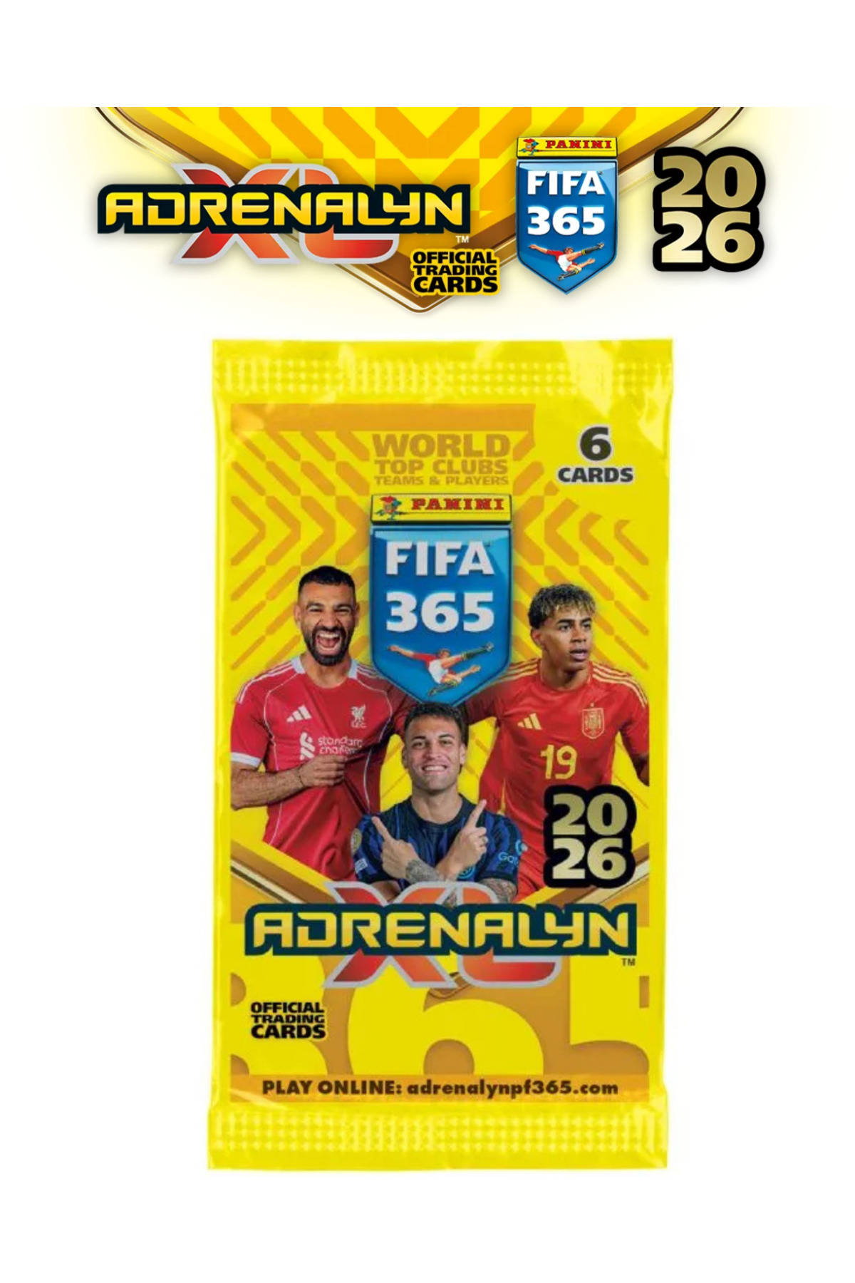 بستهٔ مگا استارتر کارتهای بازیکن فوتبال فیفا ۳۶۵ دارای مجوز تا سال ۲۰۲۶، مجموعهٔ جدید ۵۰ عددی (۵۰×۶=۳۰۰ کارت)