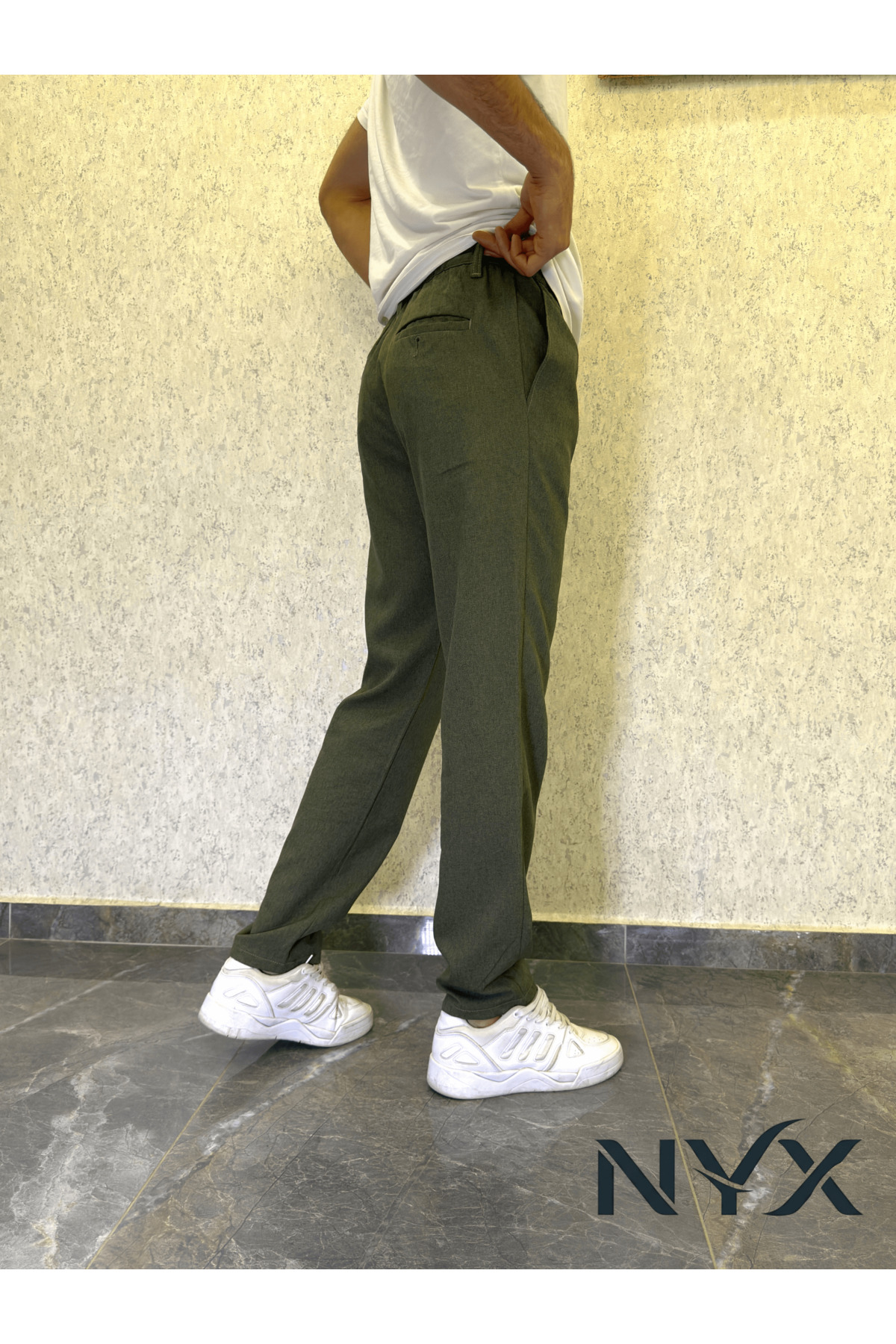 JOGGER Pantolon — خاکی Serhat — تصویر 3 از 4