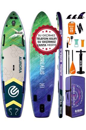 SUPLİMANI 350x86x15 Supboard Paddle Board Şişme Sörf Tahtası Tam Set Sup Board