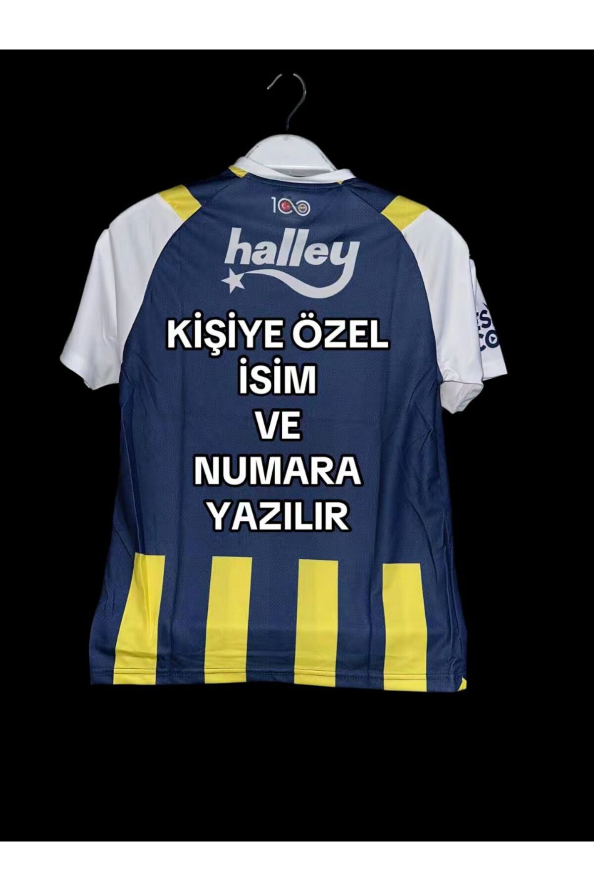 JANJON STAR Fenerbahçe kısa kol 23/24 sezon yetişkin Çubuklu Forması 1