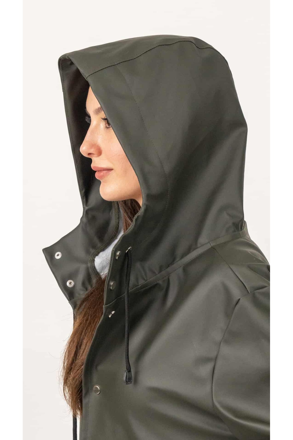 PETİZAN Unisex Yağmurluk - Haki görsel 6