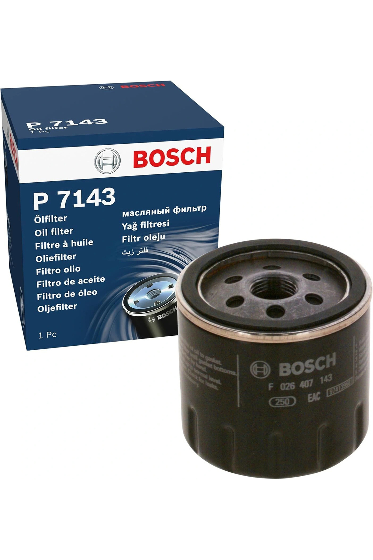 Bosch F026407143 Yağ Filtresi 1.0 1.2 1.4 1.5 TSİ Motorlara Uyumlu