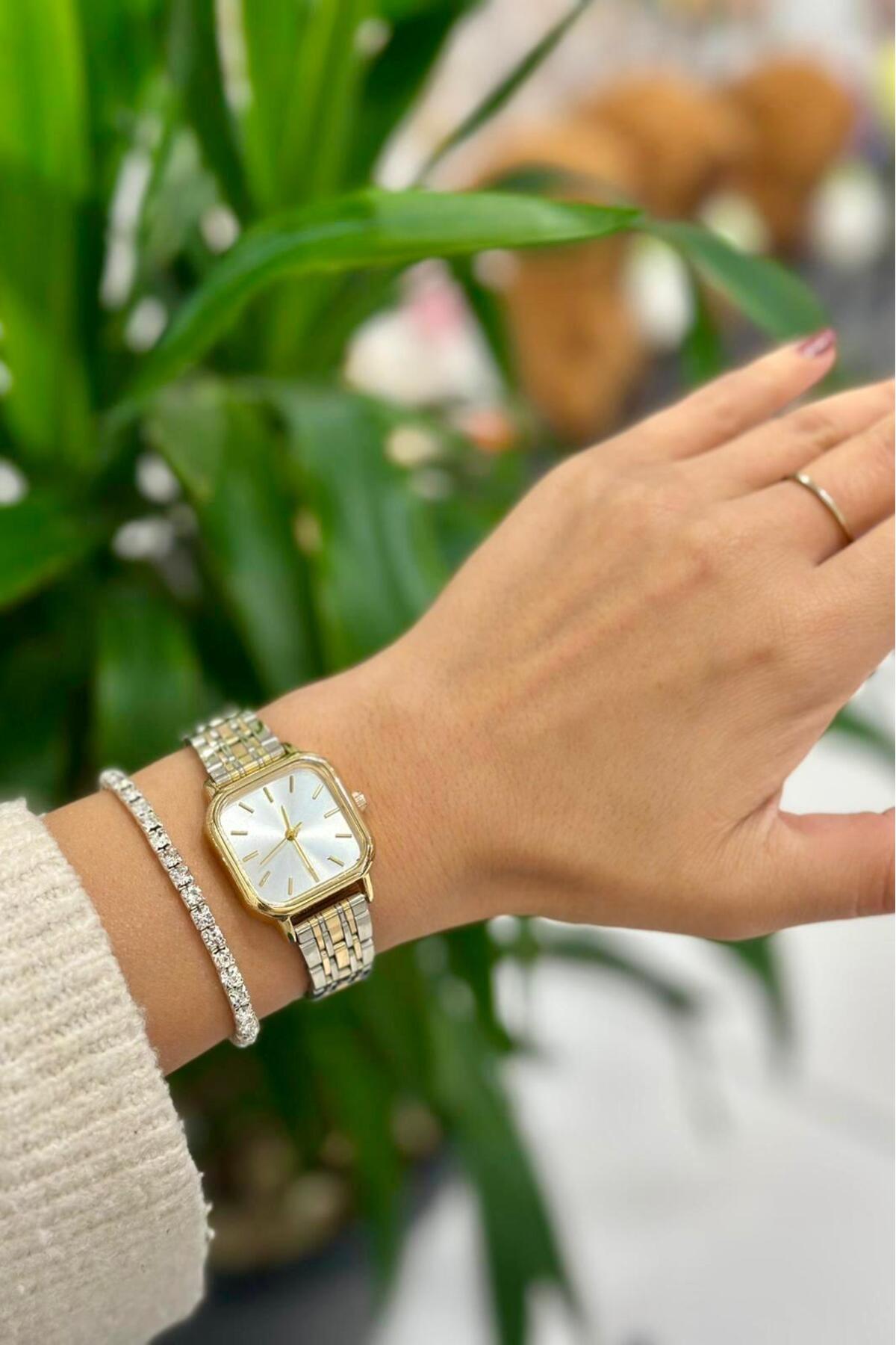 DEEPORA  KARE KASA KADIN KOL SAATİ - Görsel 8