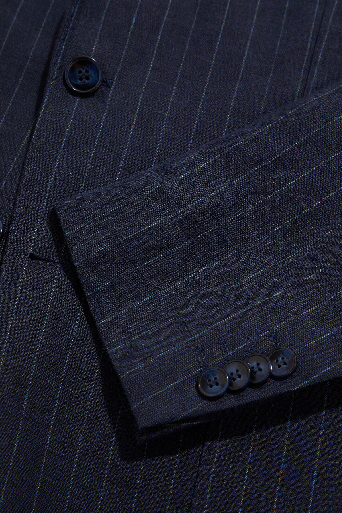 W Collection  LACİVERT DÜĞMELİ TAKIM ELBİSE - Görsel 5