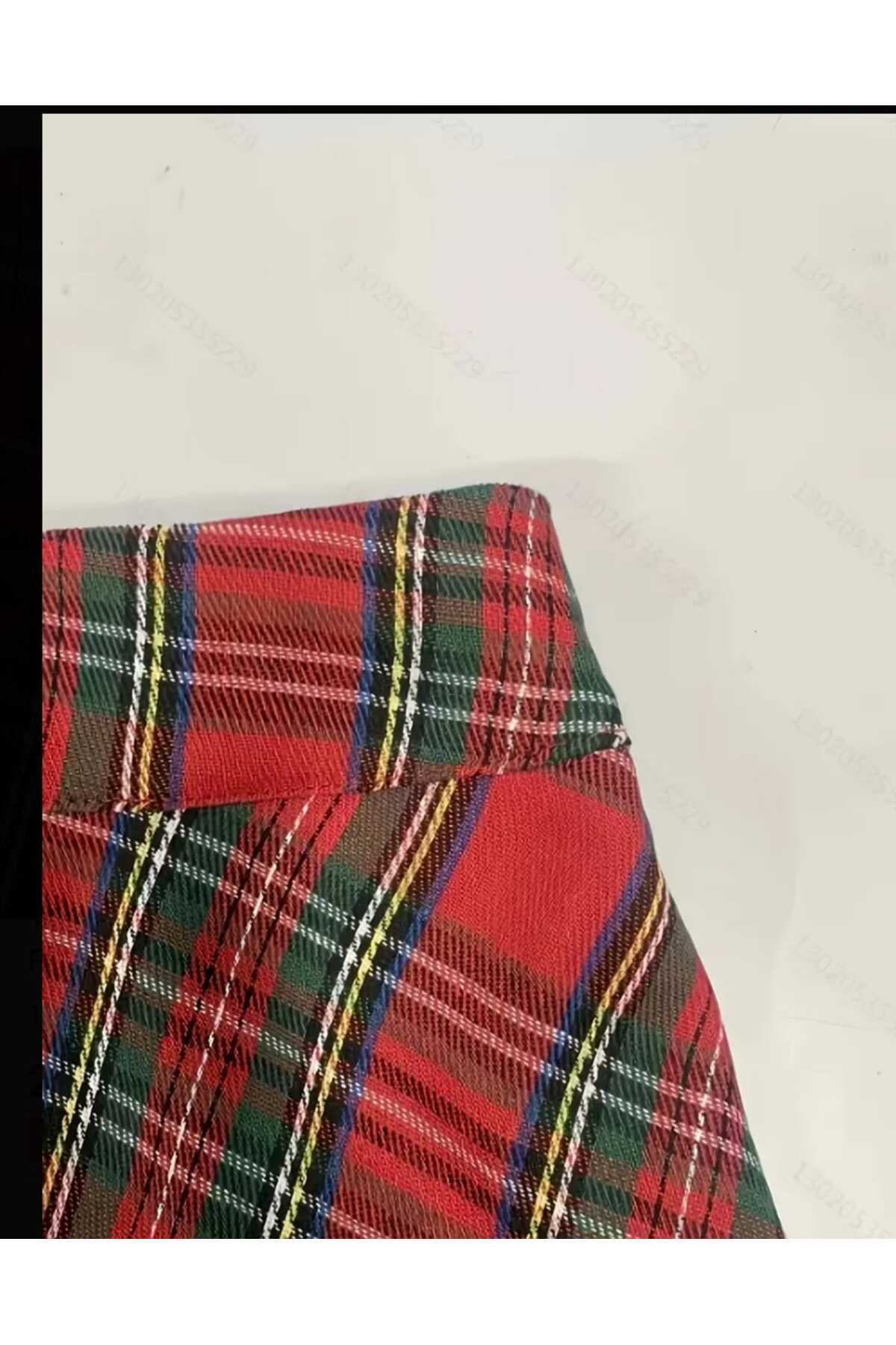 BF Bikini Fashion Καρό φούστα Cazibella