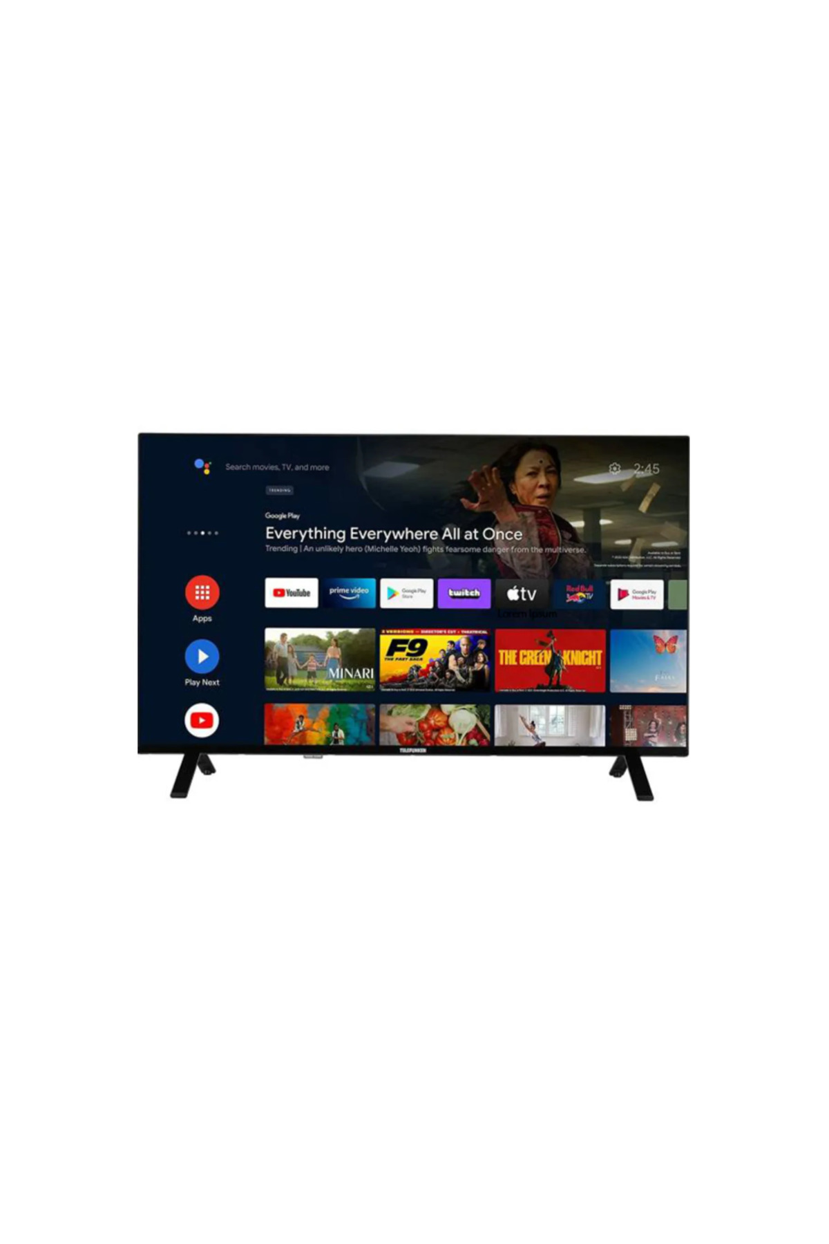 Telefunken 55TU9090UA, 55&quot; 140 Cm, 4K Ultra HD, Dahili Wifi, Dahili Uydu Alıcılı, Android Led