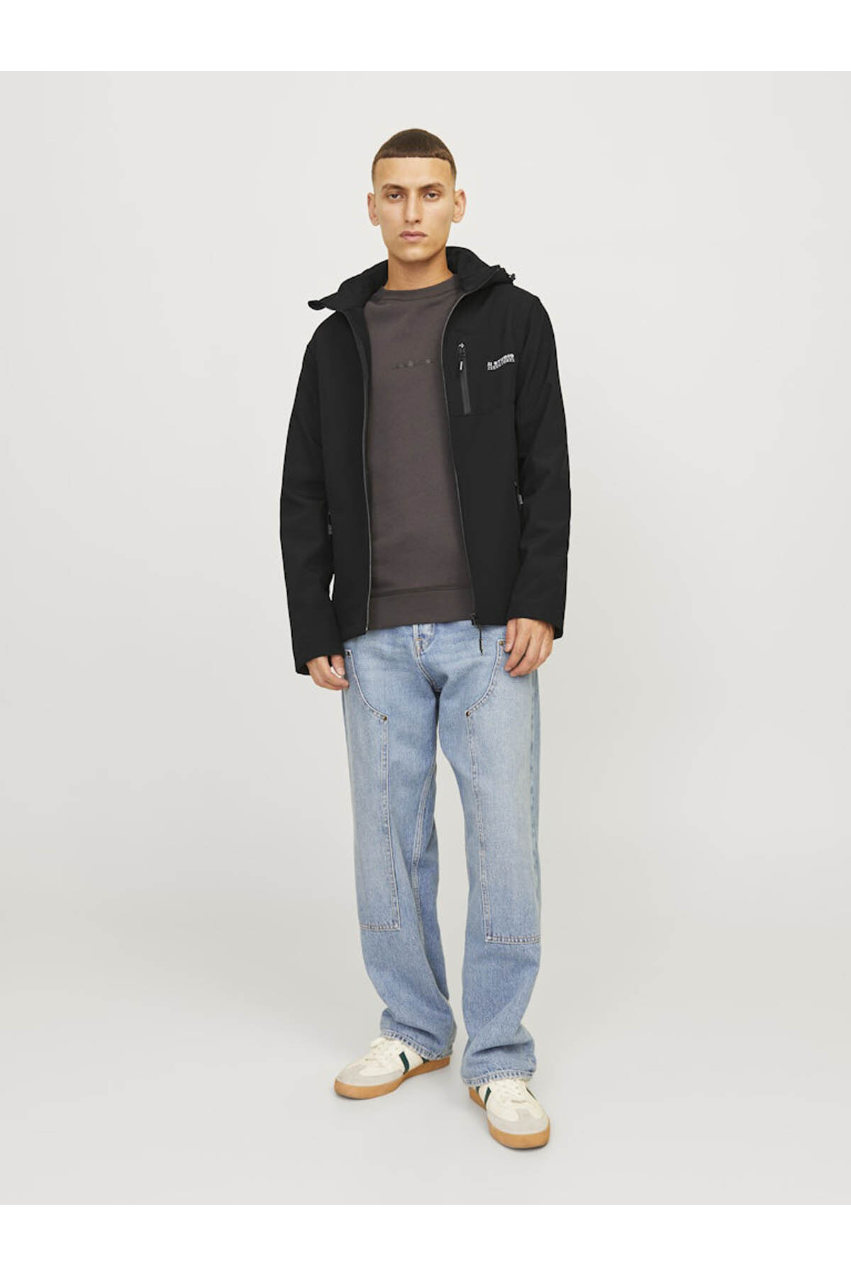 کت مردانه راسته آستین بلند | جک اند جونز Jack & Jones 12259615 - تصویر 3