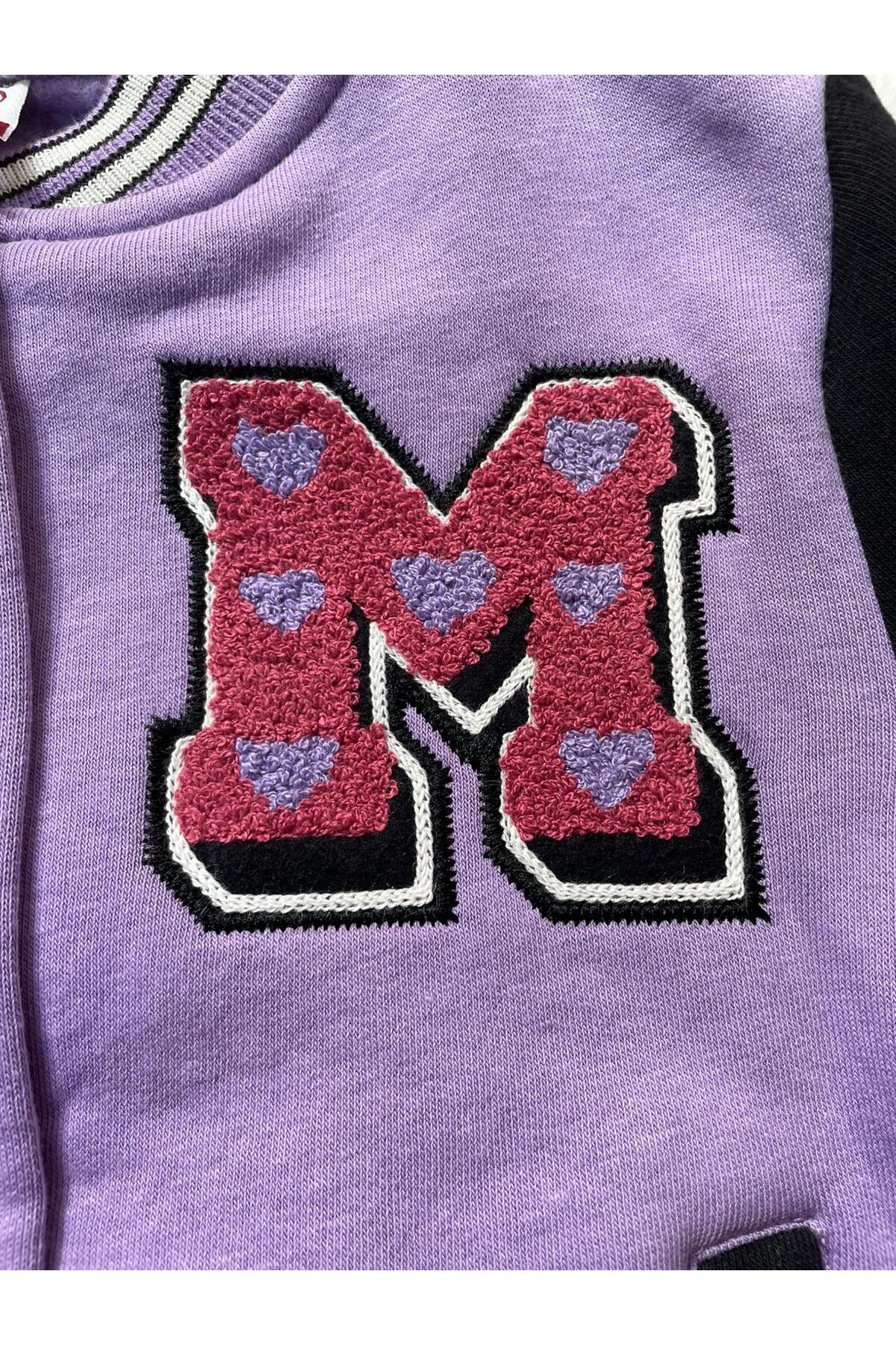 mayakids MOR CITCITLI ŞARDONLU KOLEJ CEKET fotoğrafı 2 (önizleme)