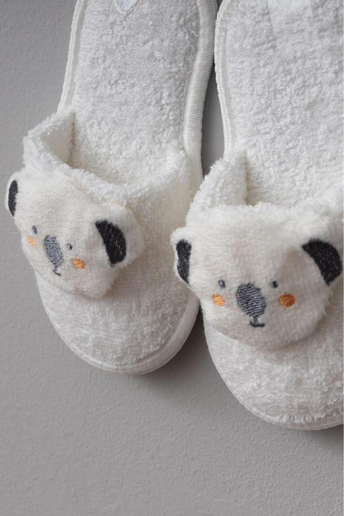 Bebitof Sevimli Koala Desenli %100 Pamuk Bebek Bornoz Seti 0-2 Yaş Kutulu fotoğrafı 3 (önizleme)