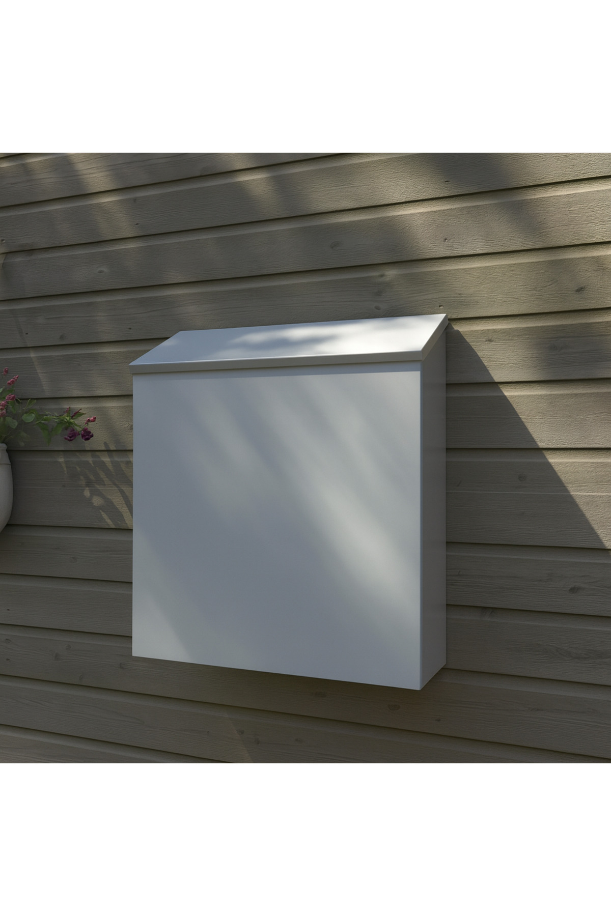 Aypars Atölye Modern Duvar Tipi Metal Posta Kutusu – Suya Dayanıklı Dış Mekan Mektup Kutusu, Dekoratif Mailbox