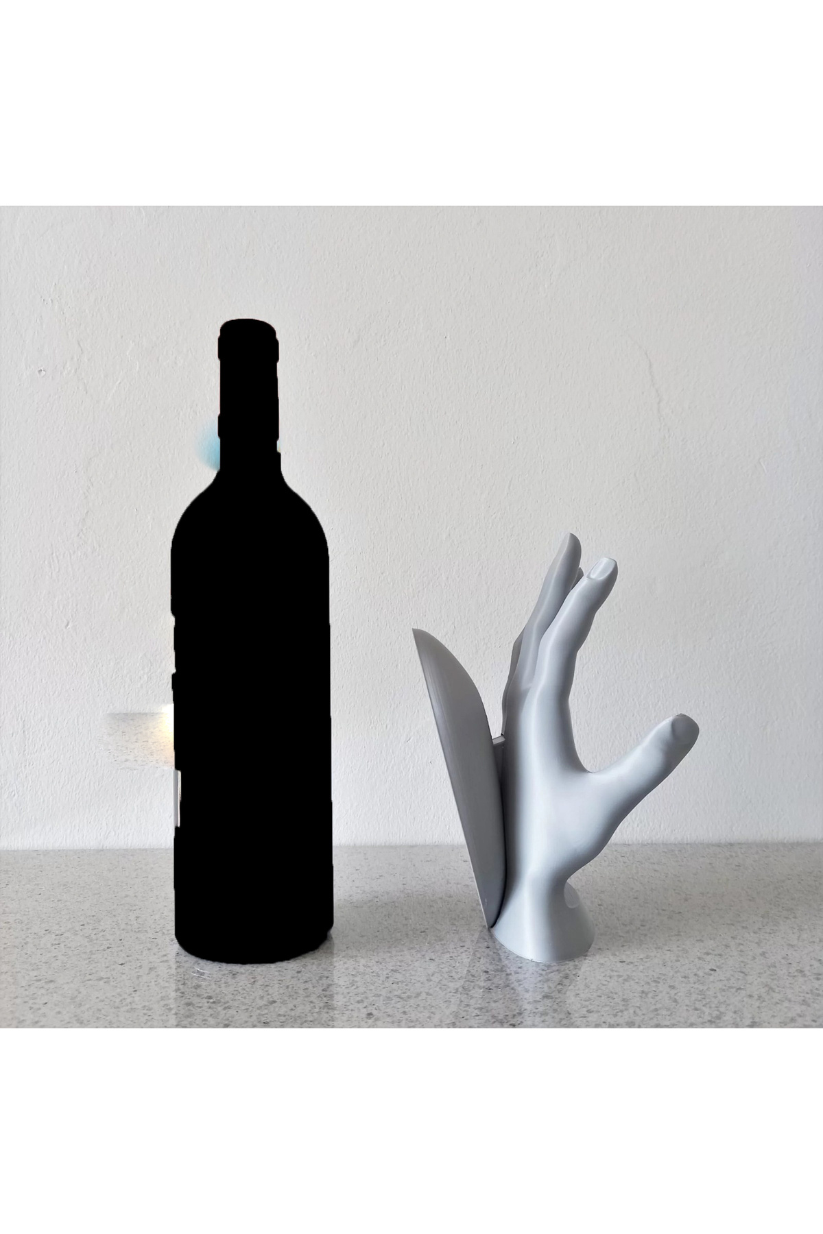 Empressco Şaraplık Gri, Şık ve Kullanışlı, Eşsiz Tasarım, Kaliteli Malzeme, Modern Tarz