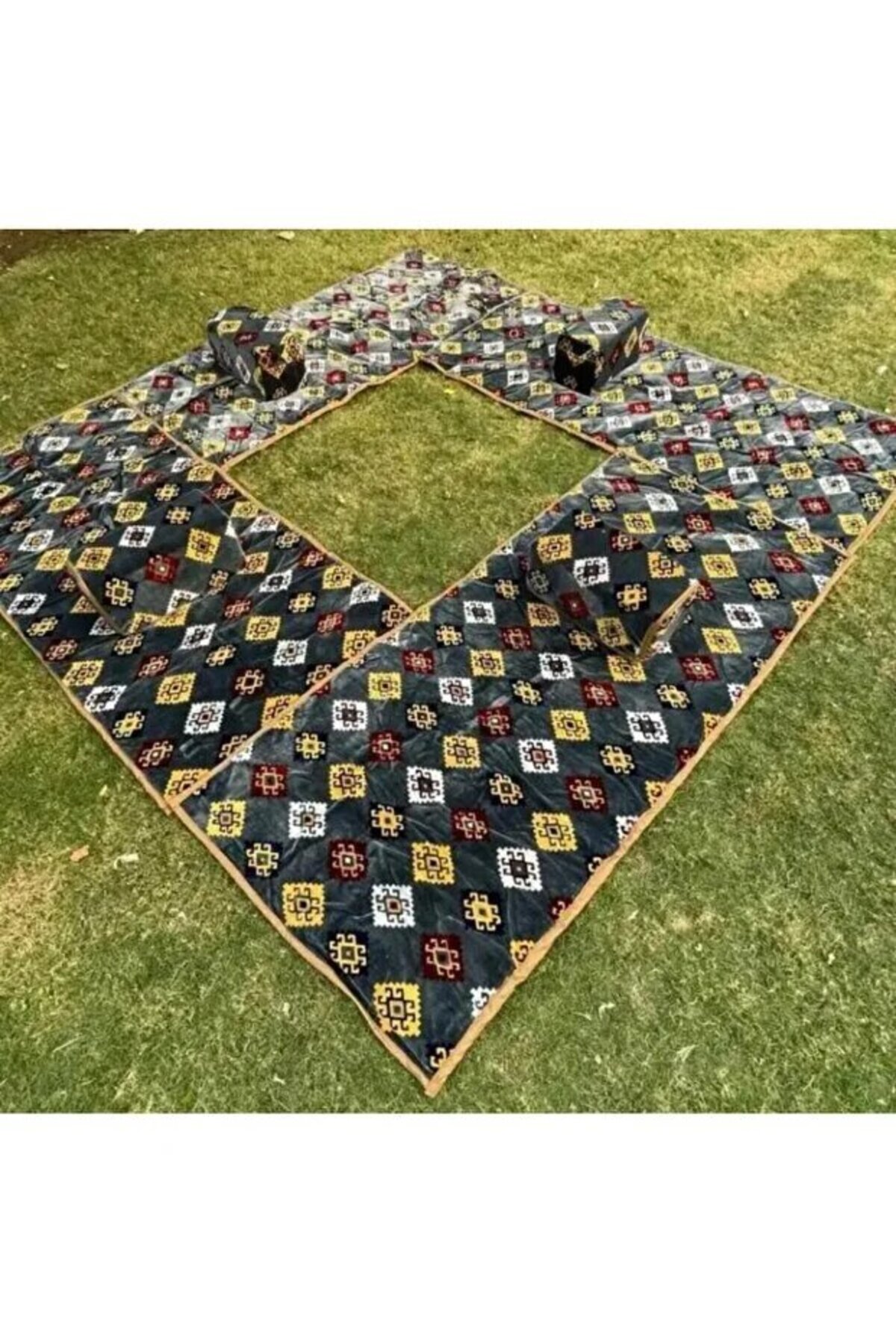 طقم جلسة بر ملكي 8 قطع بتصميم فاخر للرحلات والحدائق,مجلس 8 قطع للبر 🌵