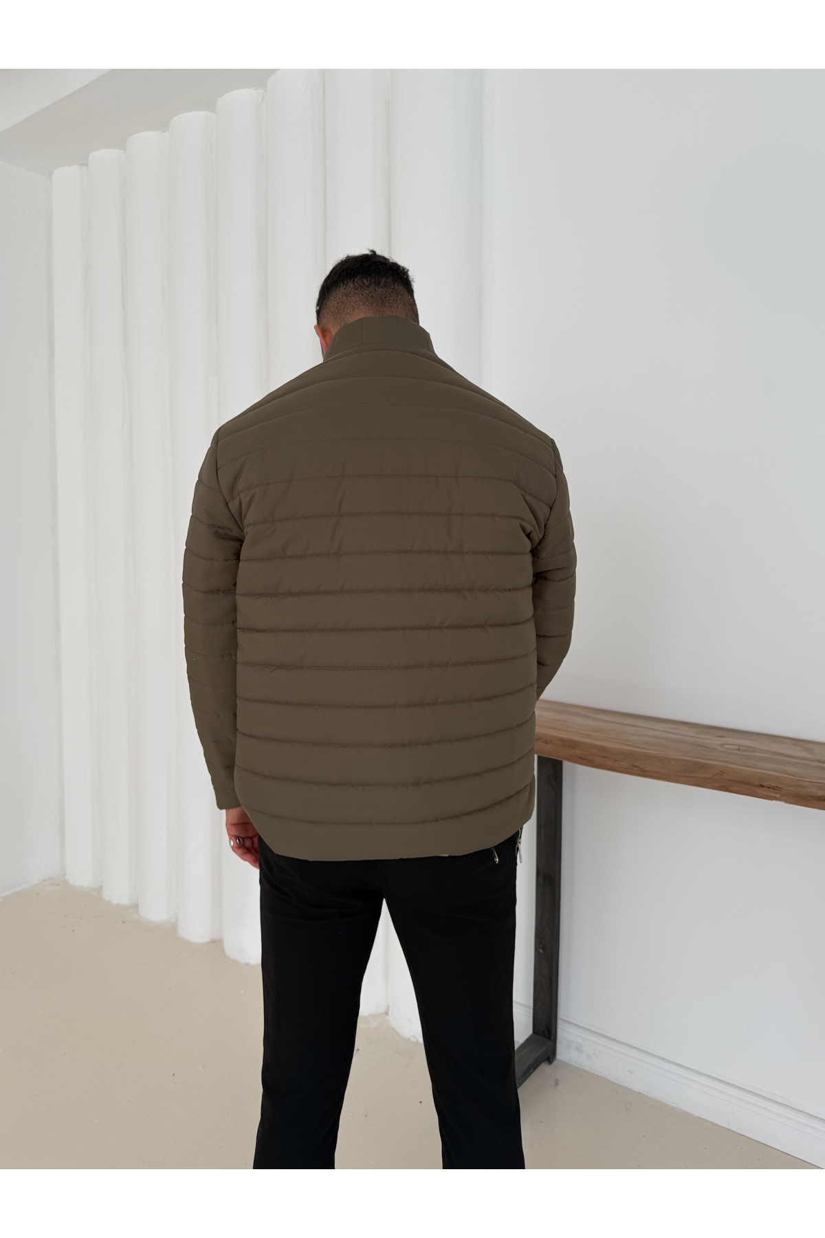 Gameyal  2 Adet Erkek Çift Cepli Astarlı Şişme Mont Ceket - Görsel 7