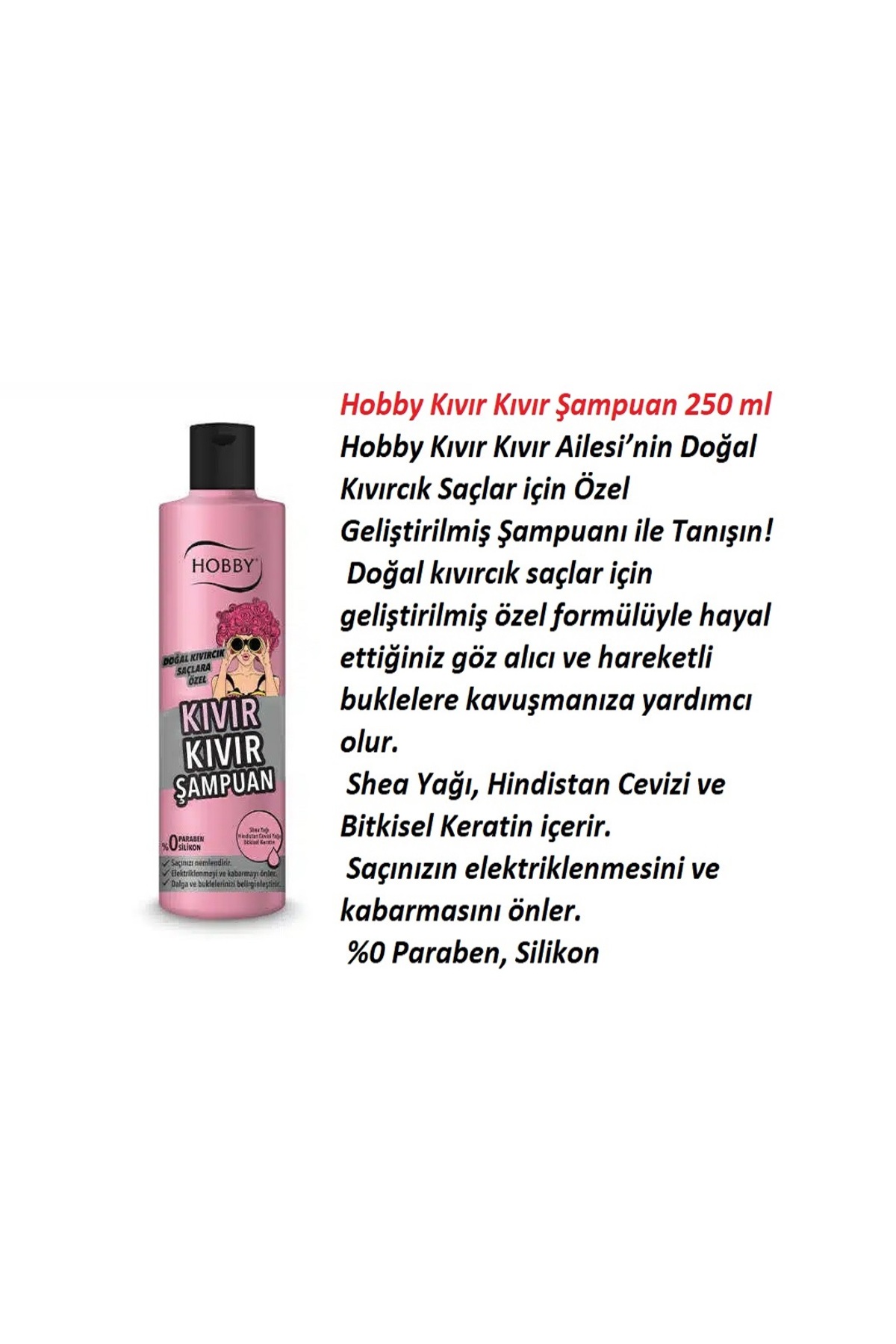 KIVIR KIVIR SAÇ BAKIM SERİSİ4, ŞAMPUAN, JÖLE, SAÇ KÖPÜĞÜ, 7/24 SAÇ ŞEKİLLENDİRİCİ KREMİ — hpro-hobbyseries037 — تصویر 3 از 5