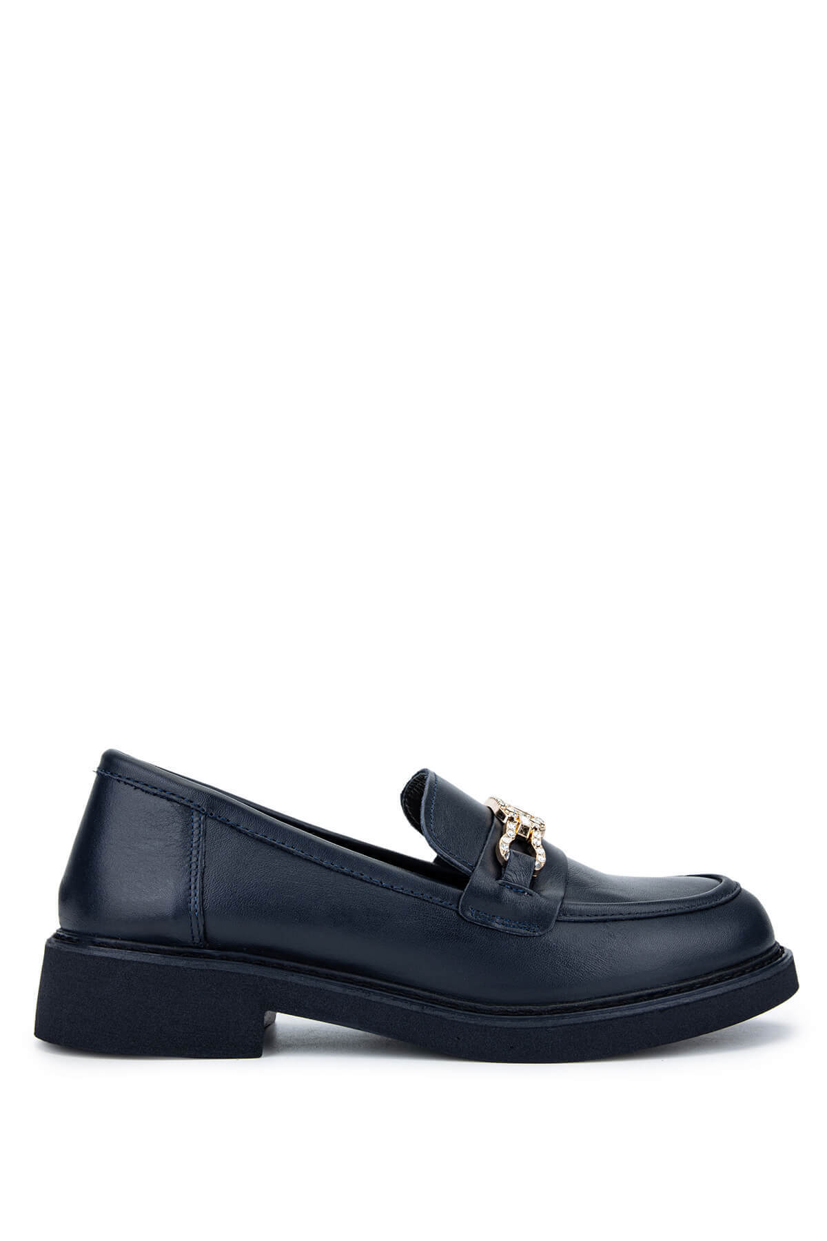 تامر تانجا کفش راحتی زنانه چرم طبیعی سرمه‌ای