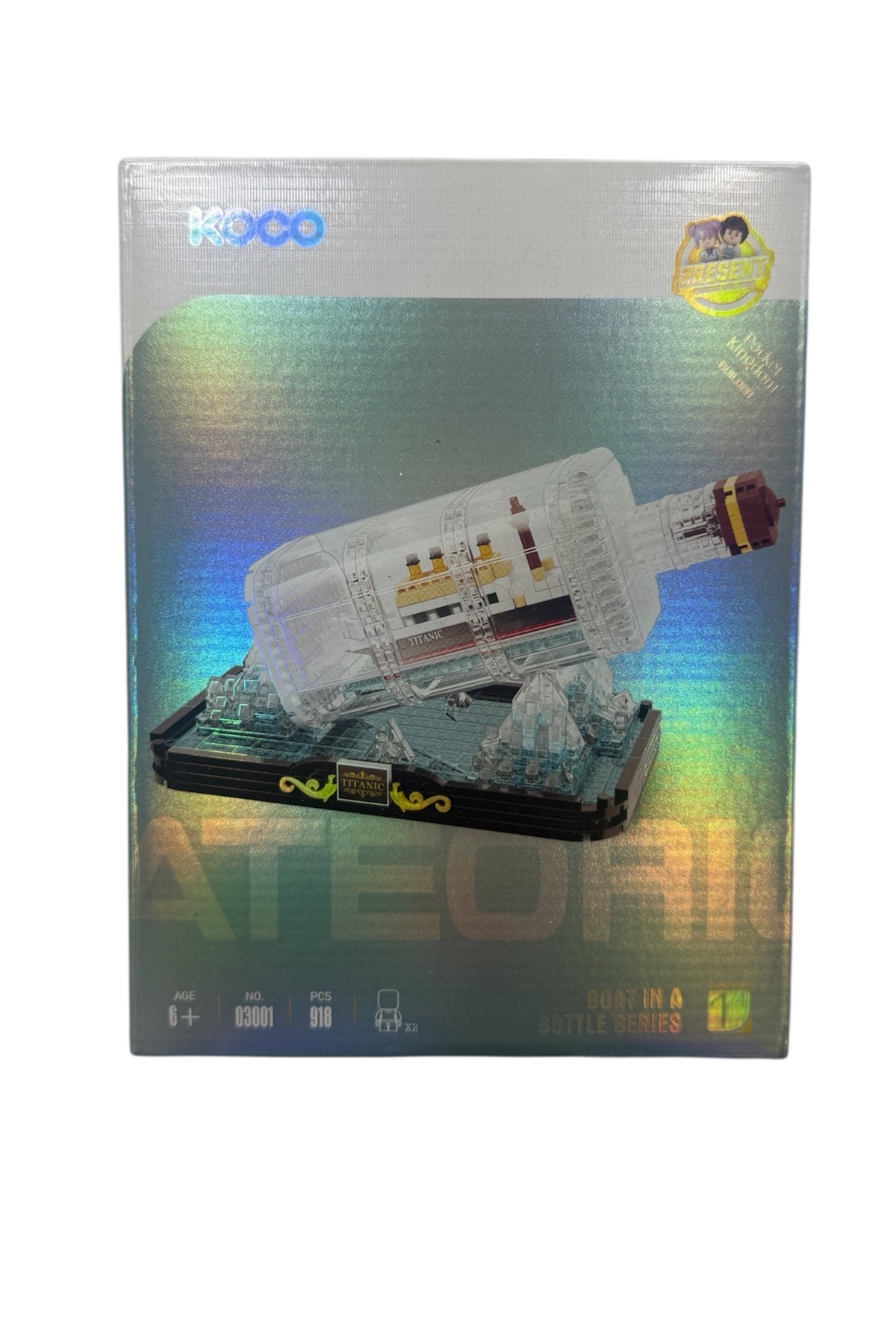 G-TUĞ OUTLET KOCO TİTANİC ŞİŞEDEKİ TEKNE SERİSİ 918 PARÇA Yapı